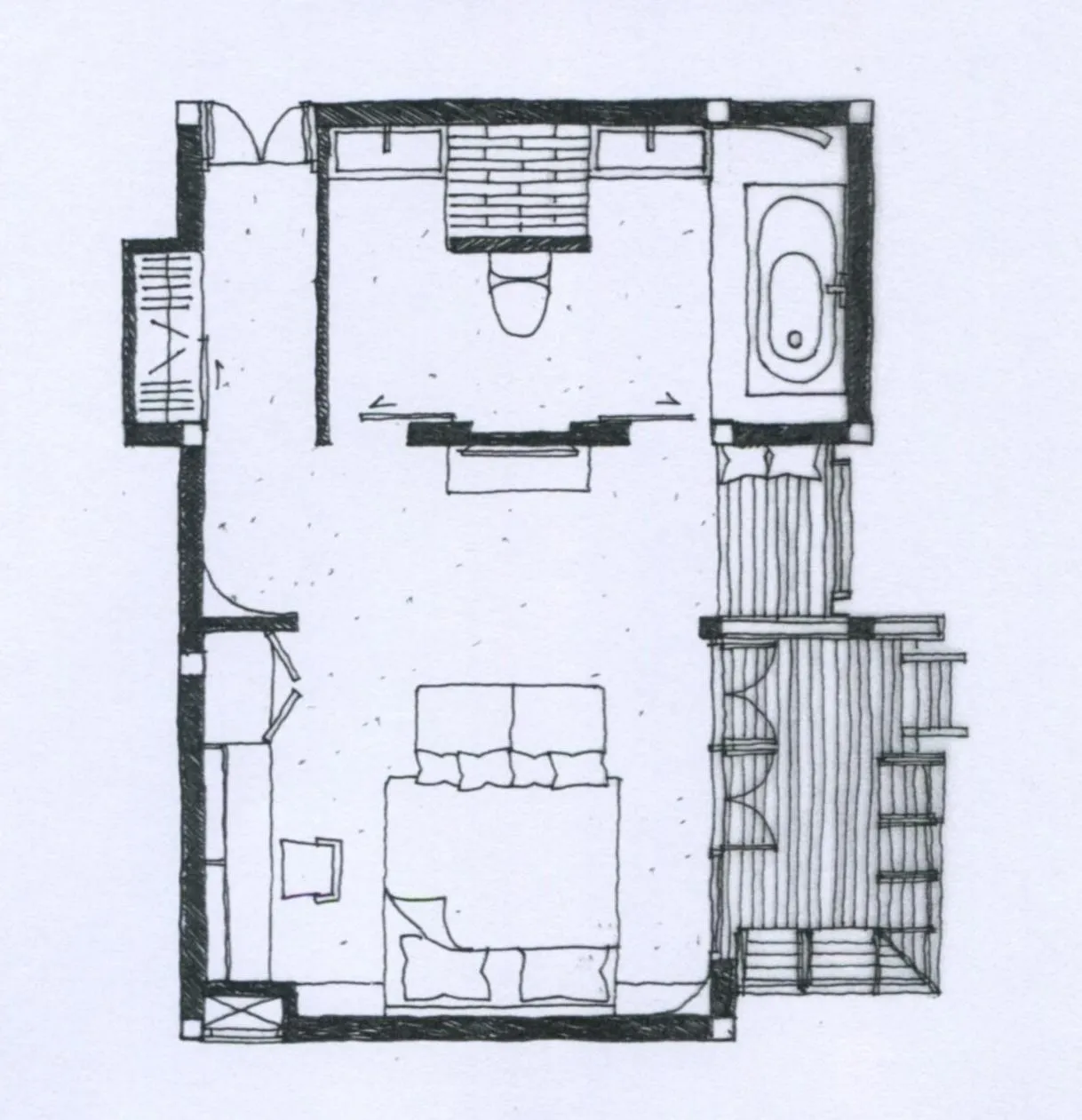 Floor plan in Let's Sea Hua Hin Al Fresco Resort