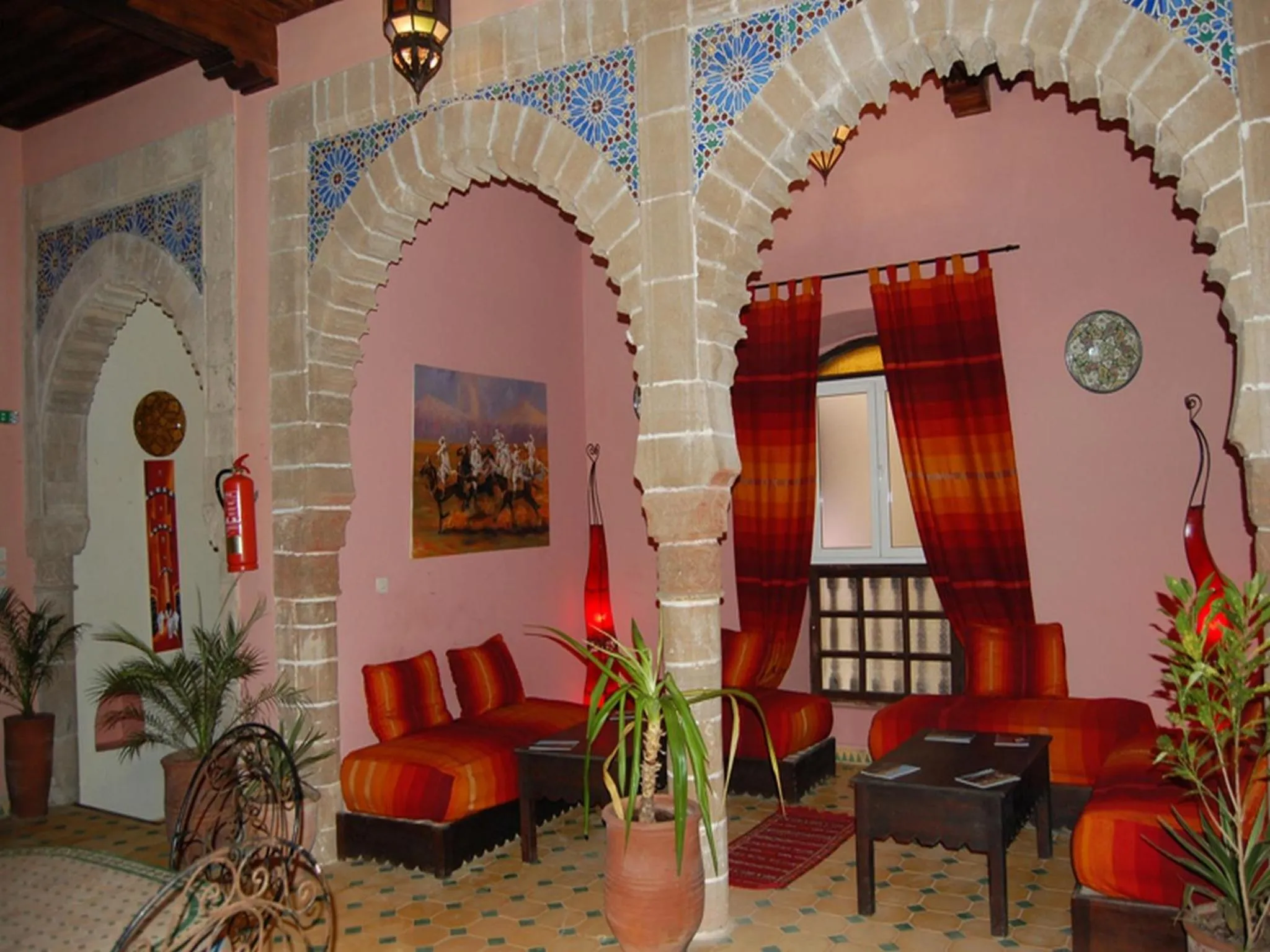 Seating area in Riad Etoile D'essaouira