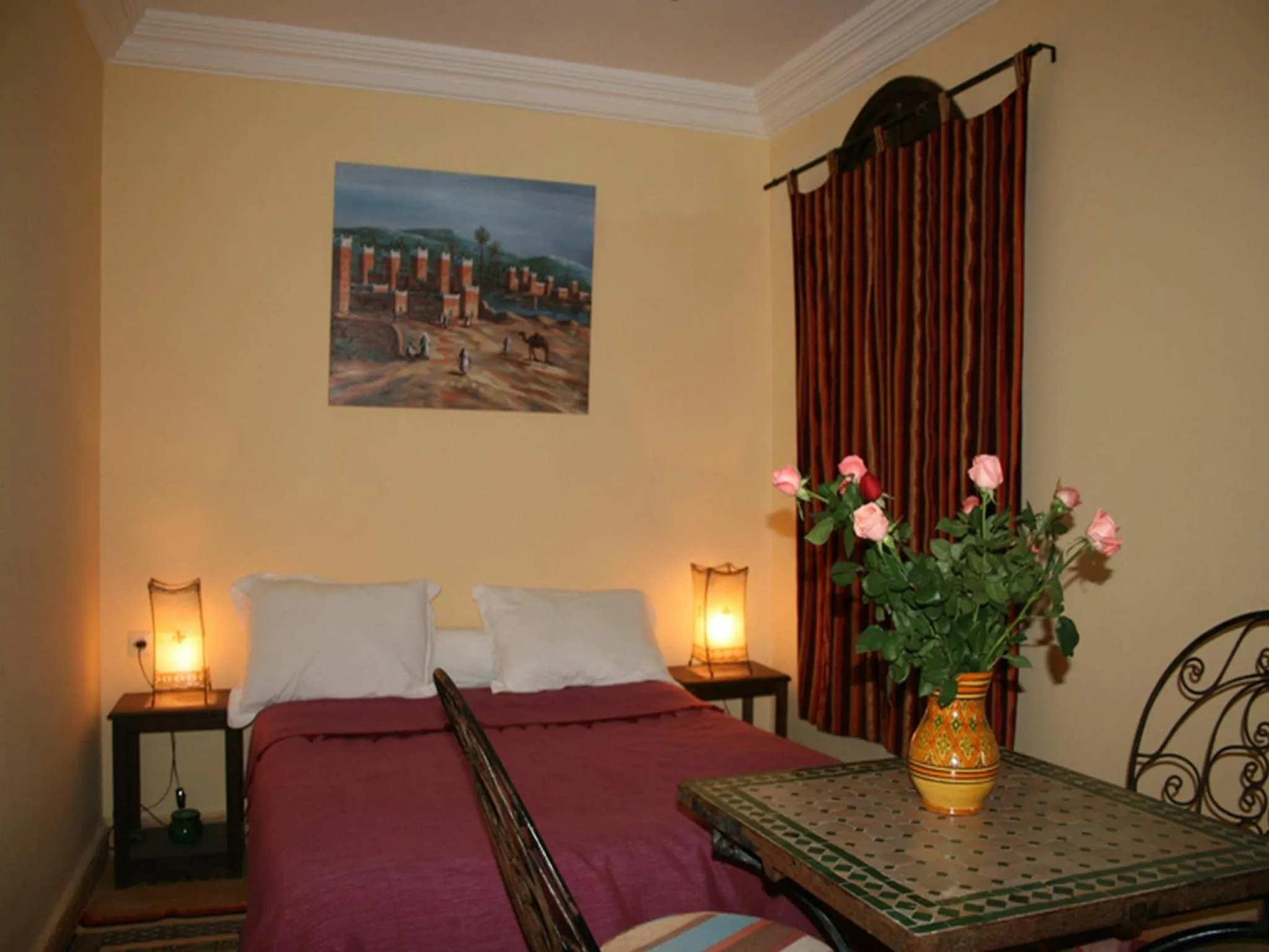 Photo of the whole room, Bed in Riad Etoile D'essaouira
