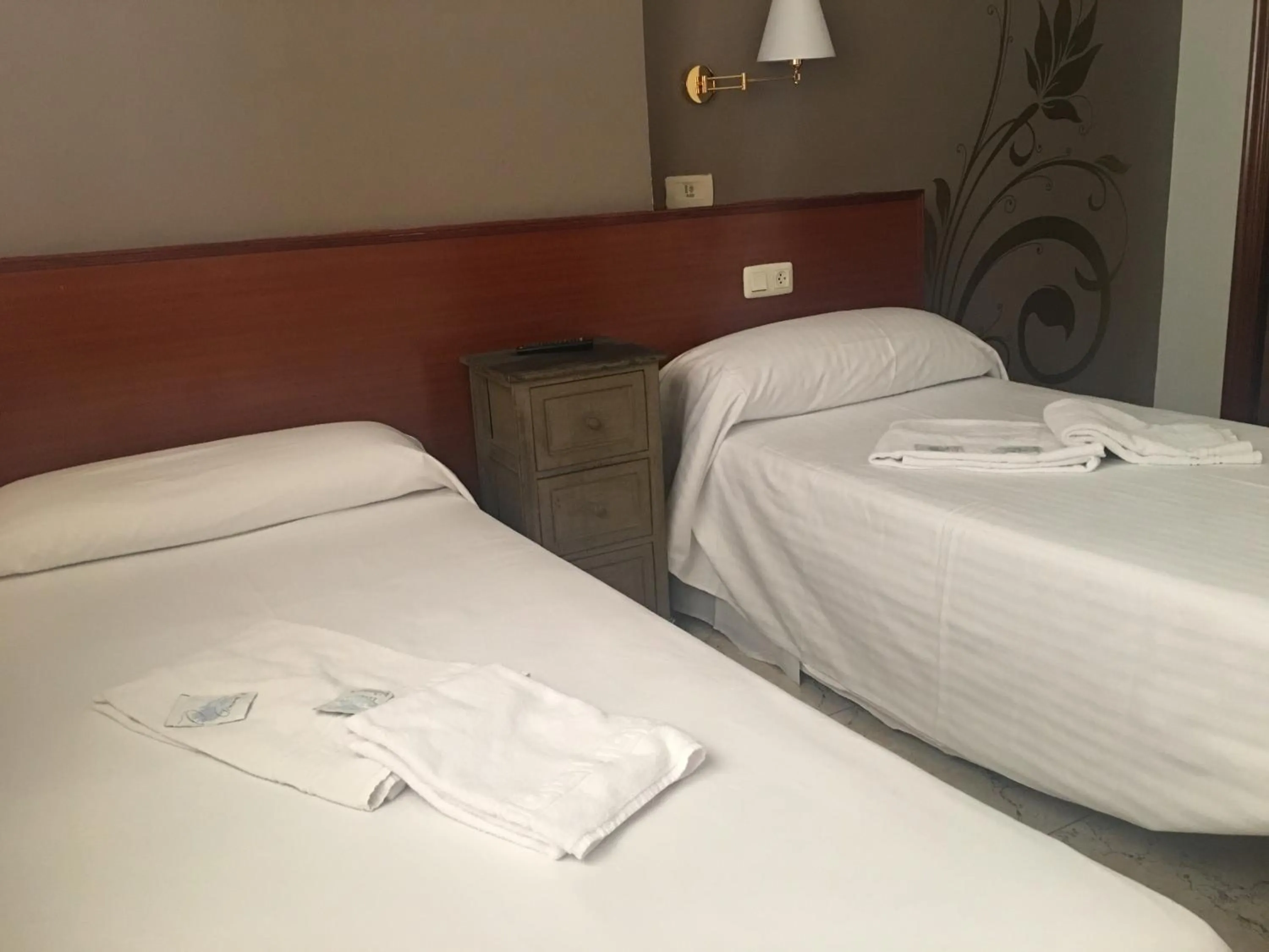 Bed in Hostal Jaime I