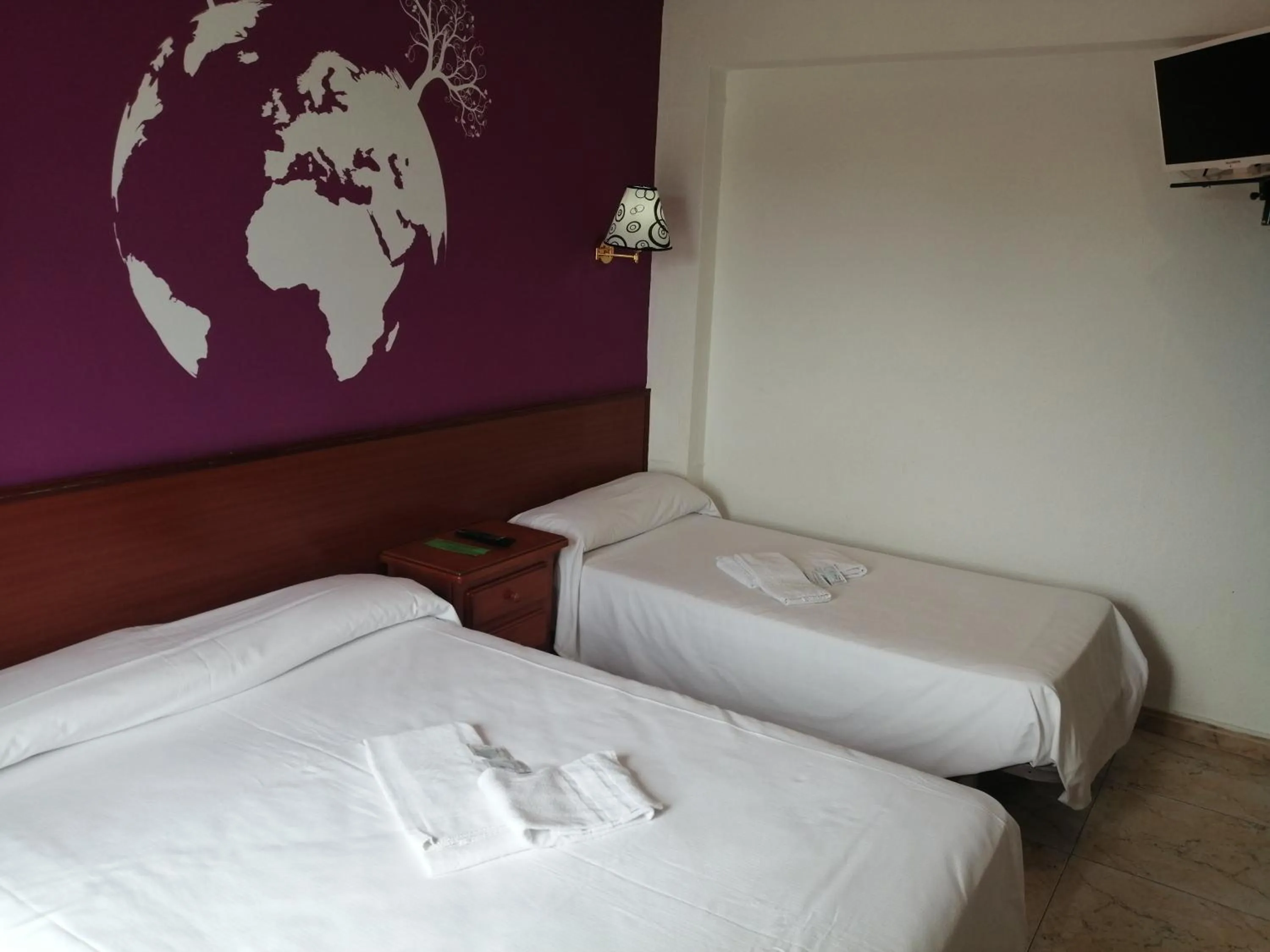 Bed in Hostal Jaime I