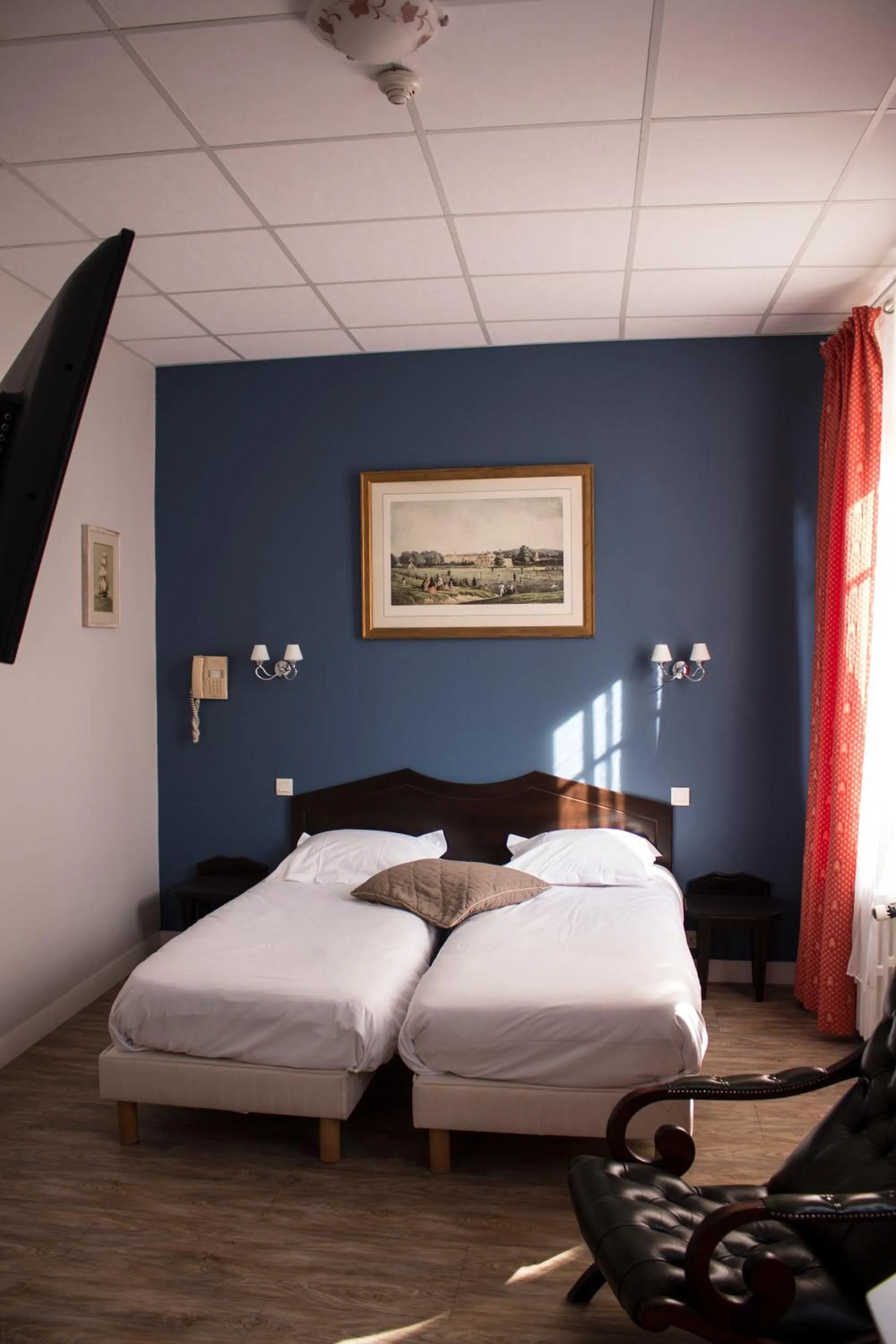 Bed in Hotel Le Reynita