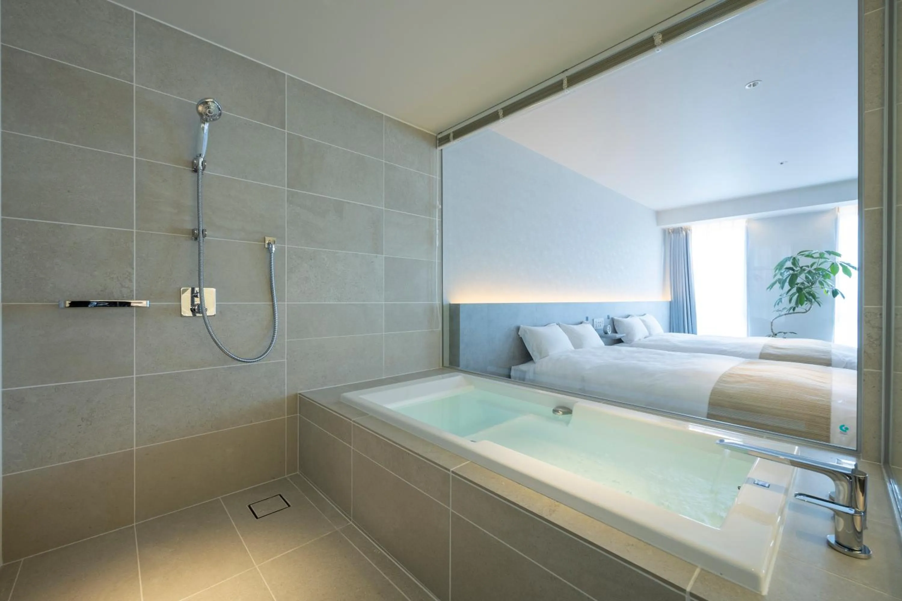 Bathroom, Bed in ROYAL CHESTER NAGASAKI hotel&retreat