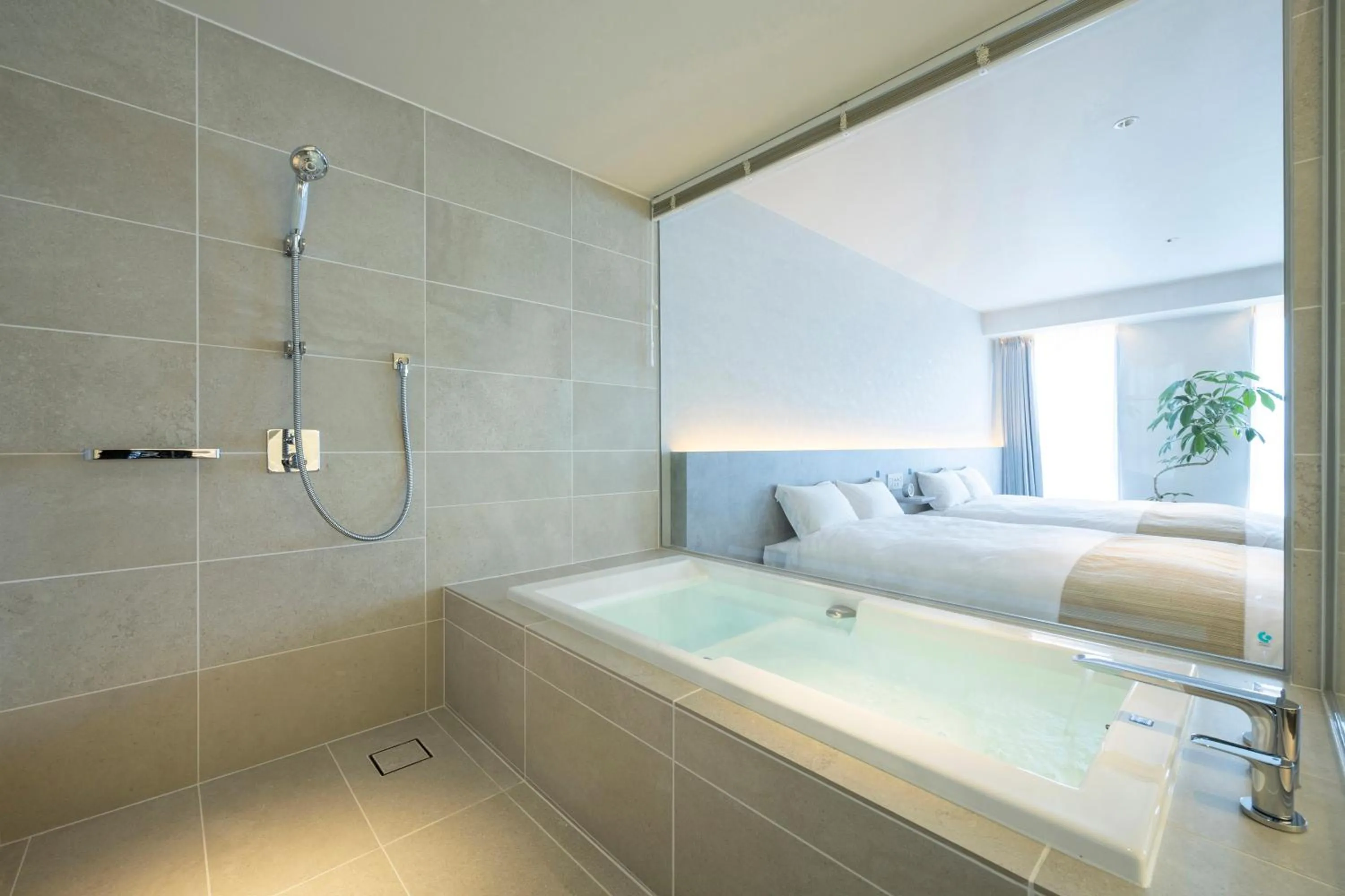 Bathroom, Bed in ROYAL CHESTER NAGASAKI hotel&retreat