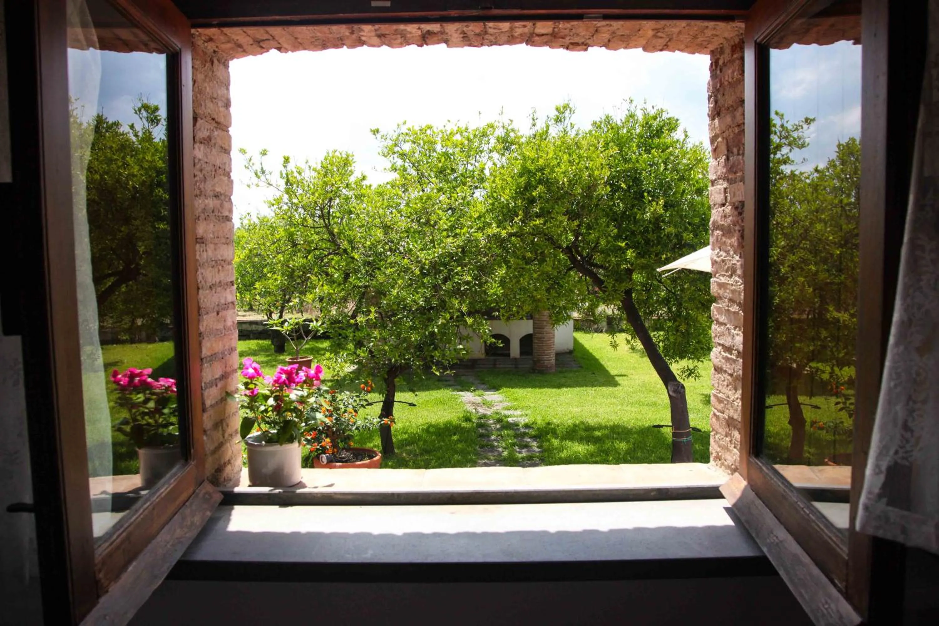 Decorative detail in Agriturismo Galea