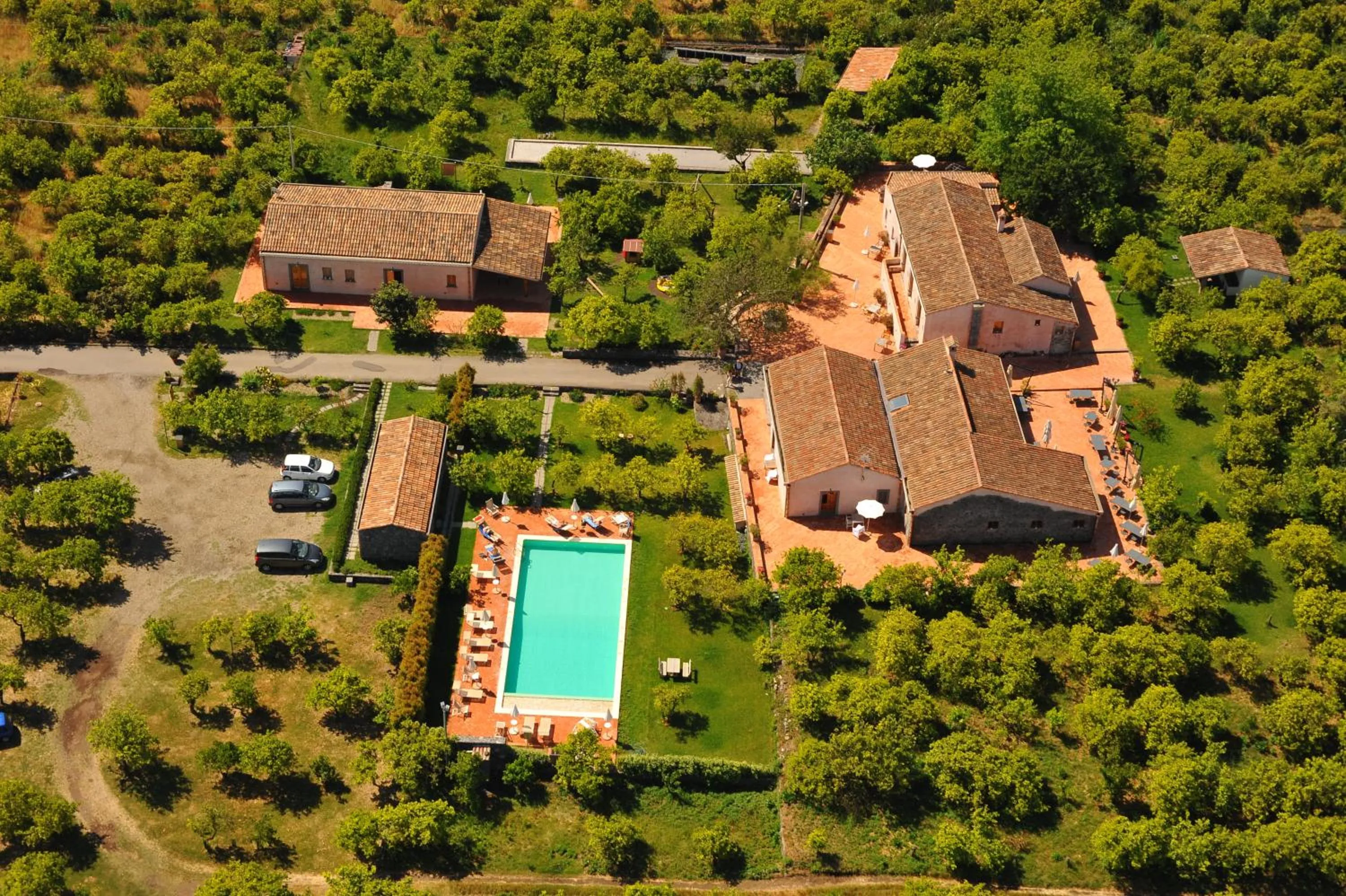 Bird's eye view in Agriturismo Galea