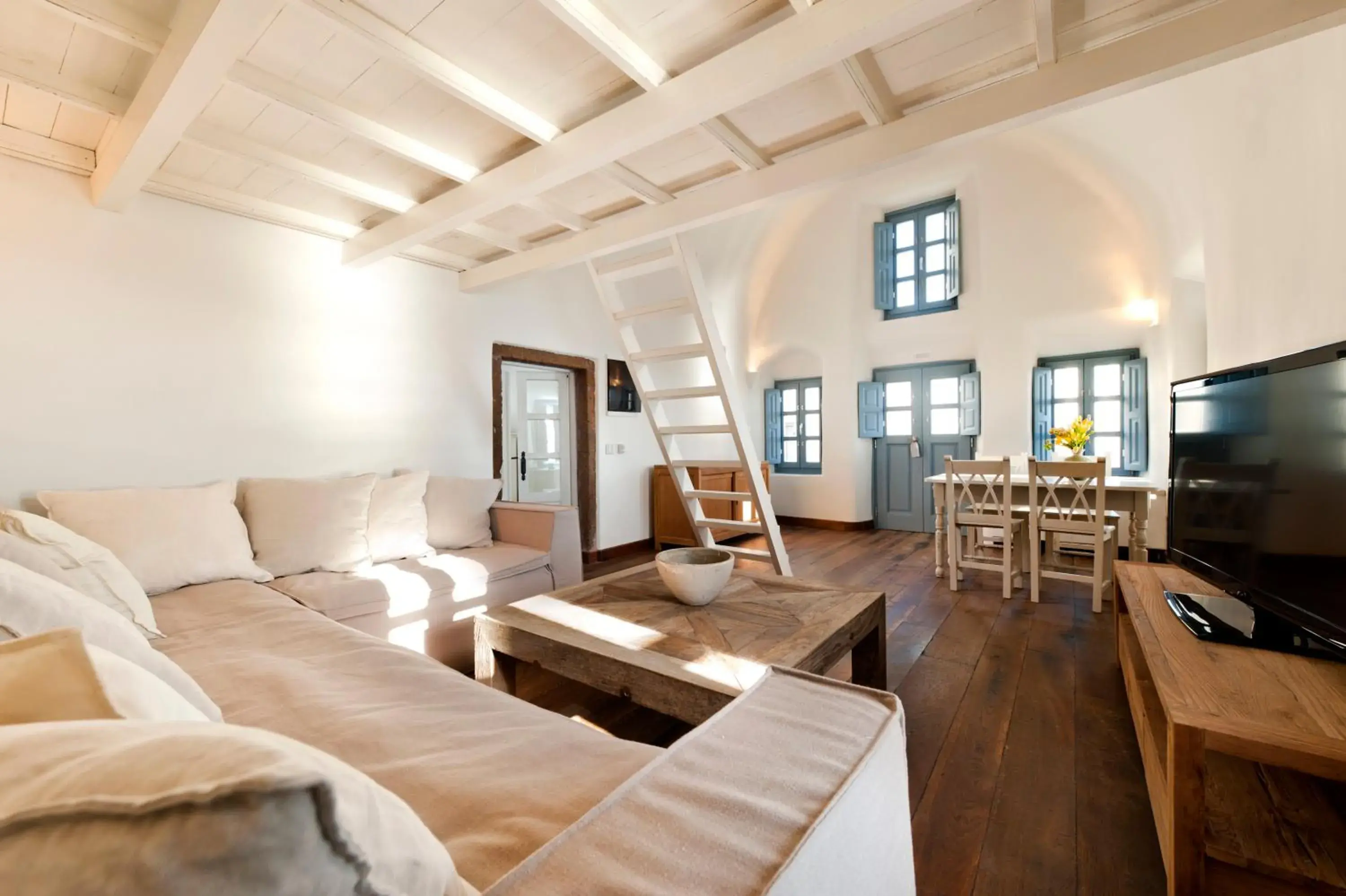 Loft Suite with access to Terrace with Shared Hot tub and Panoramic Caldera View in Kapari Natural Resort Loft Suite with access to Terrace with Shared Hot tub and Panoramic Caldera View in Kapari Natural Resort