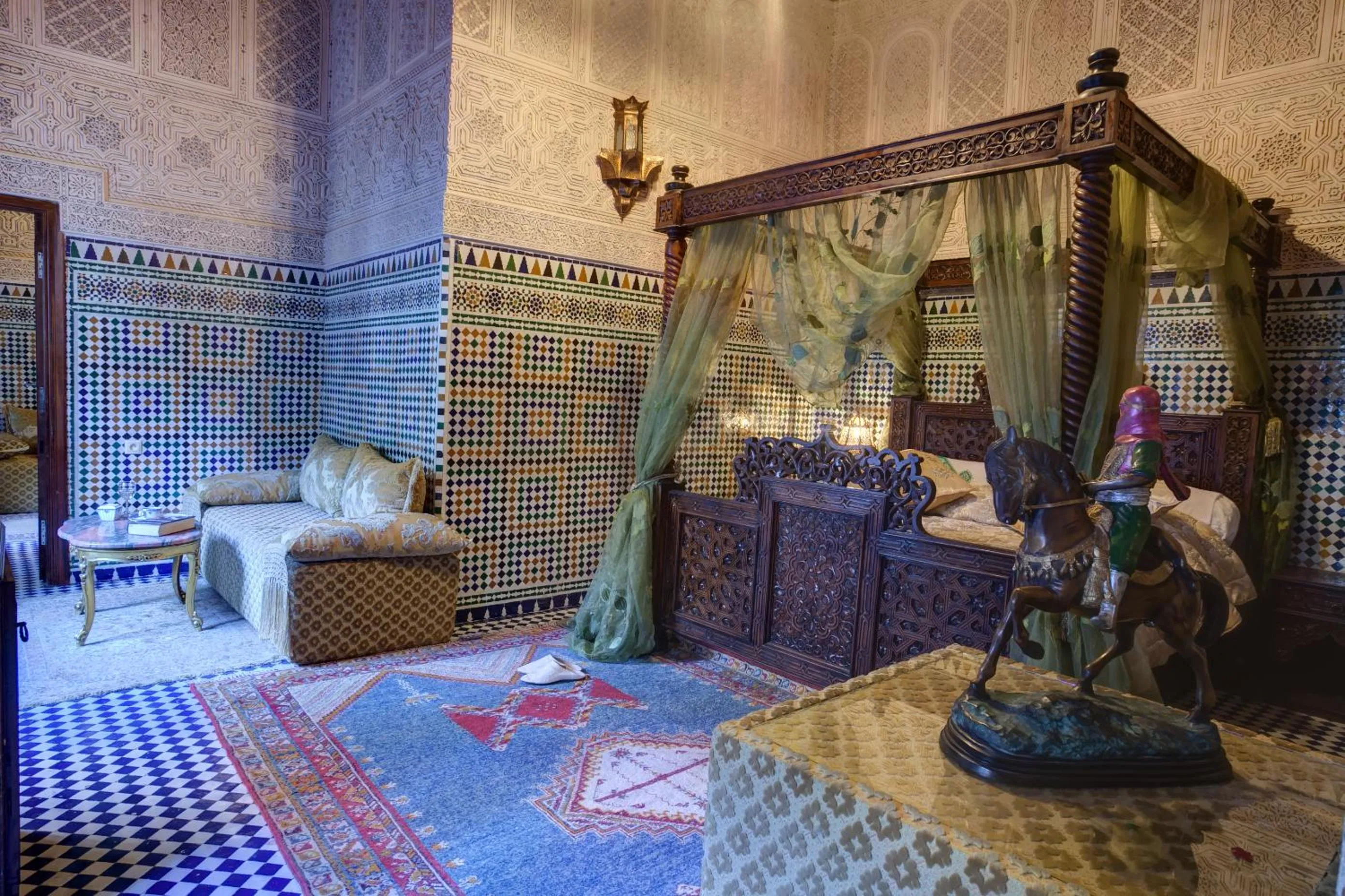 Decorative detail in Riad Salam Fes & Spa