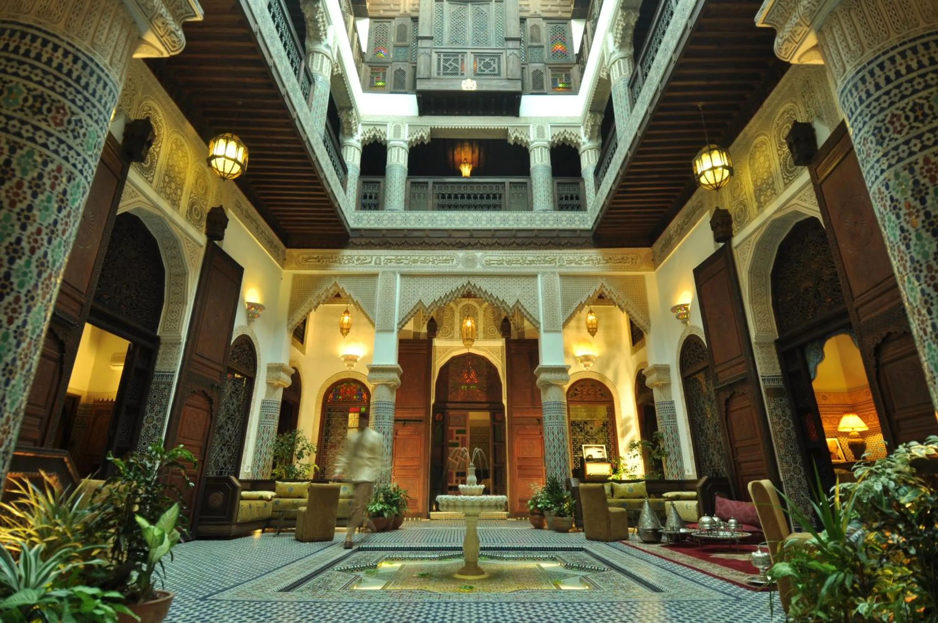 Decorative detail in Riad Salam Fes & Spa