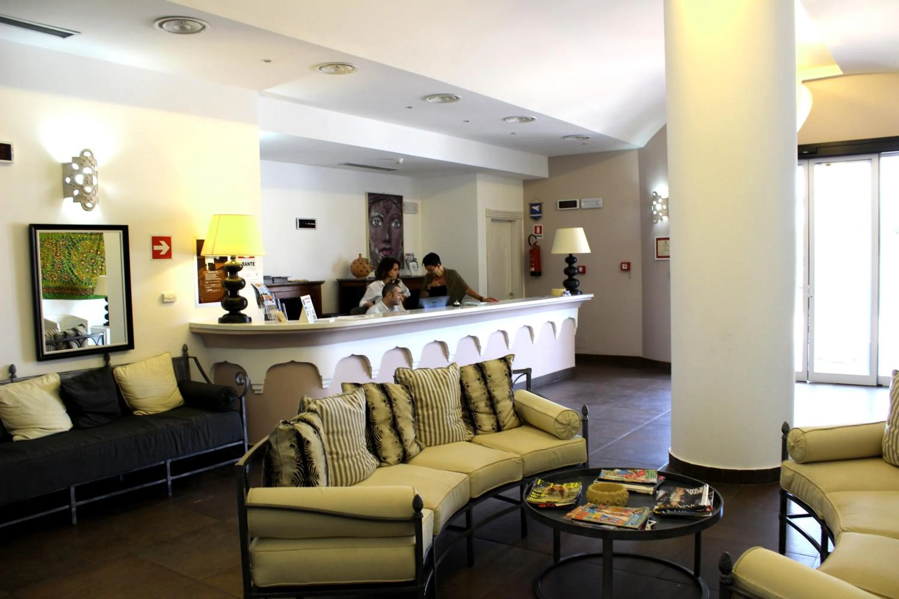 Lobby or reception in Hotel O'scià