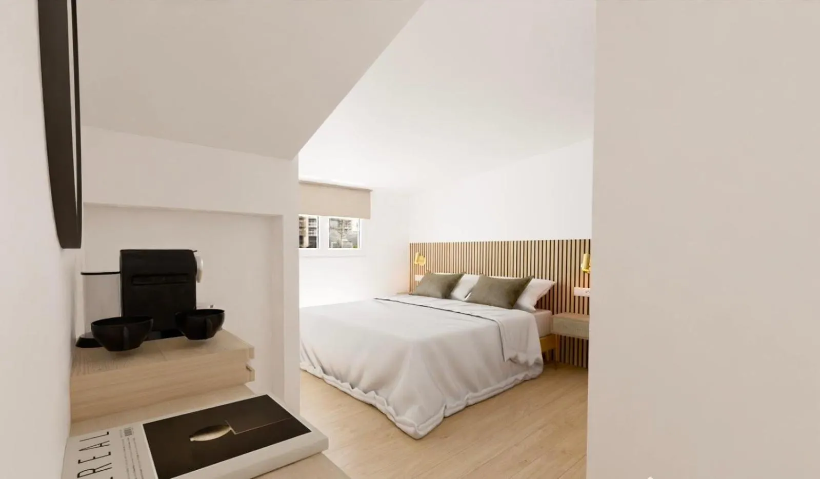 Bed in Hotel le Romanesque