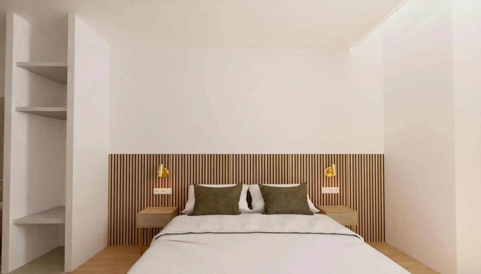 Bed in Hotel le Romanesque