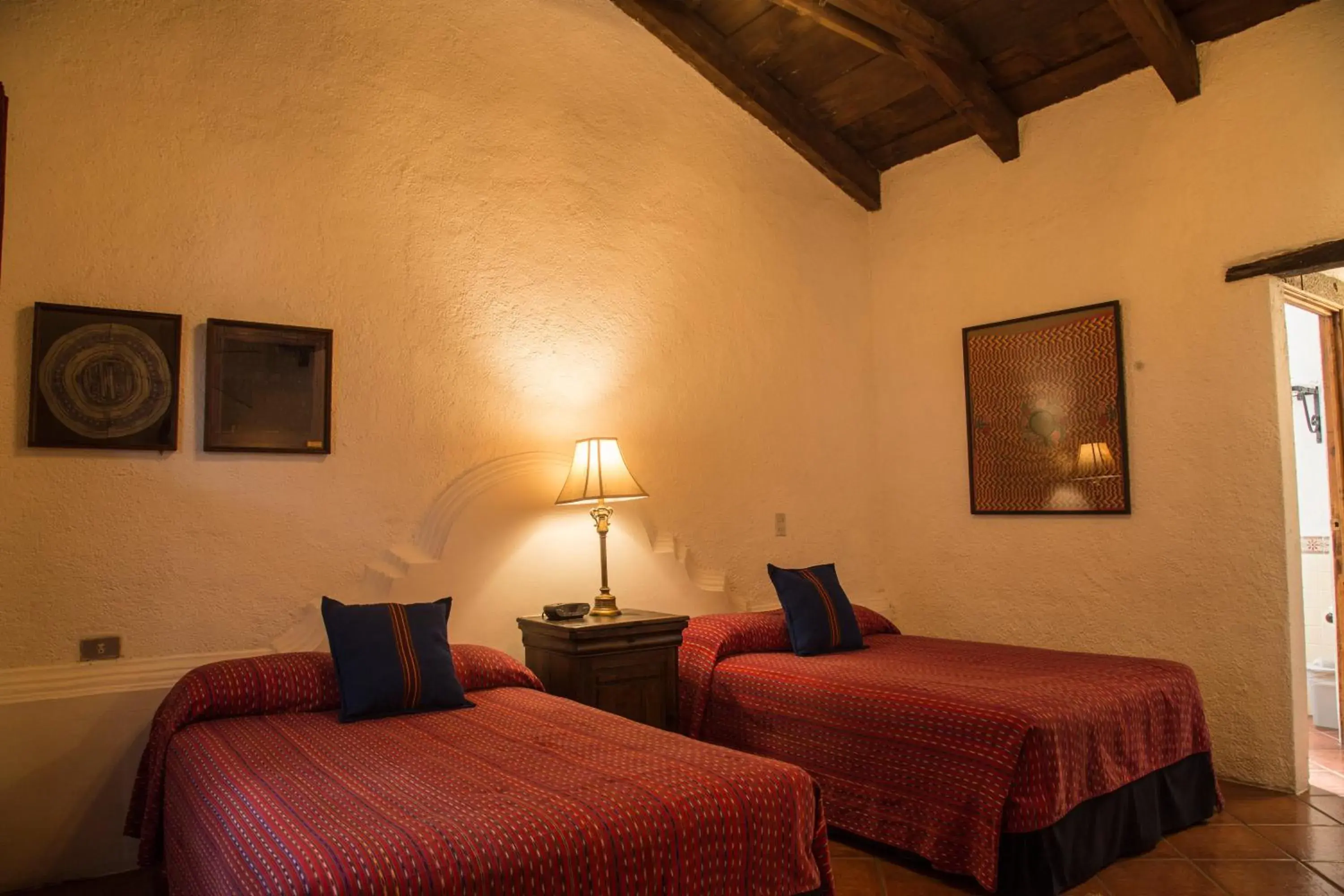 Standard Double Room with Two Double Beds in Posada El Antaño Standard Double Room with Two Double Beds in Posada El Antaño