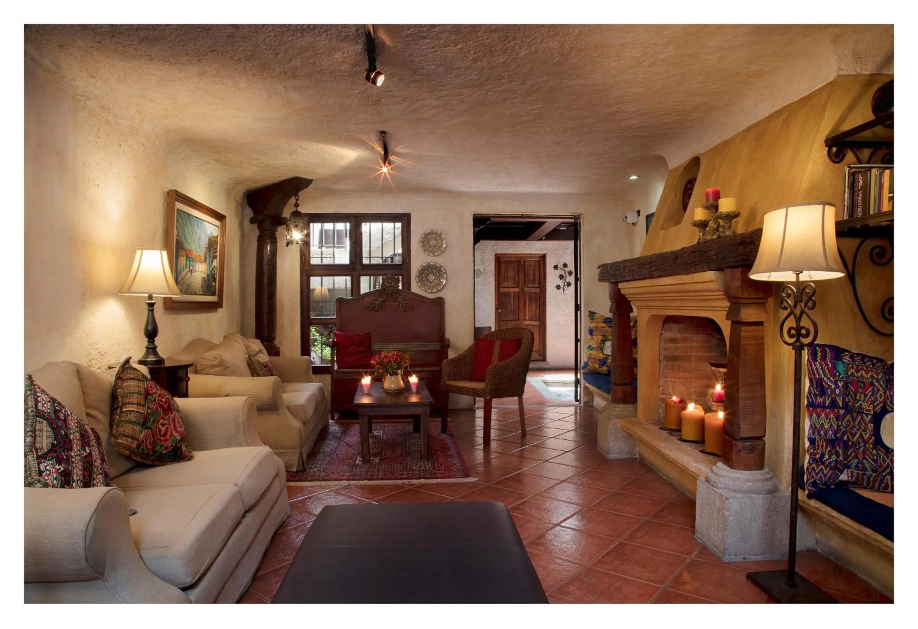 Living room in Posada El Antaño