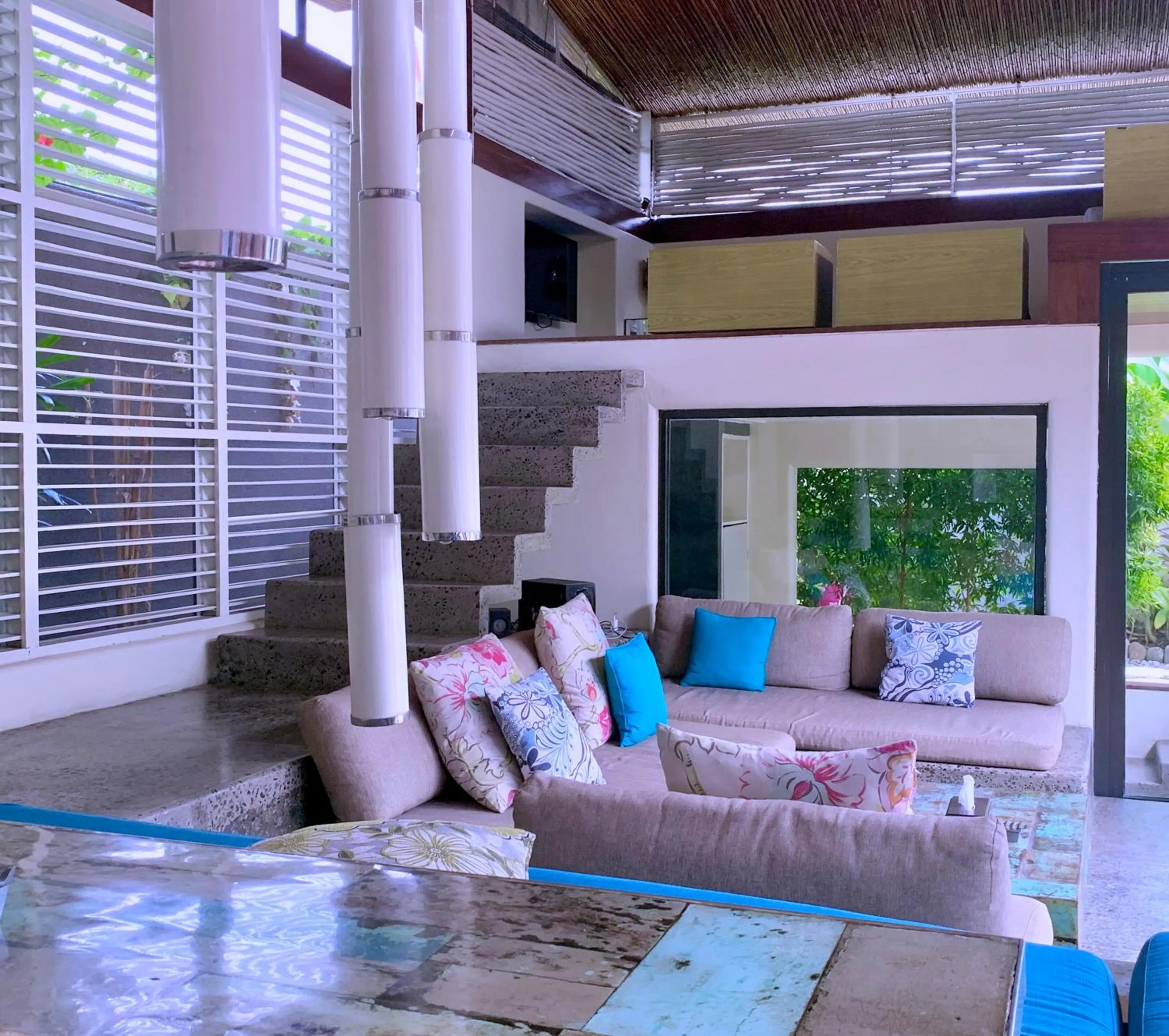 Living room in Kiss Bali Villas