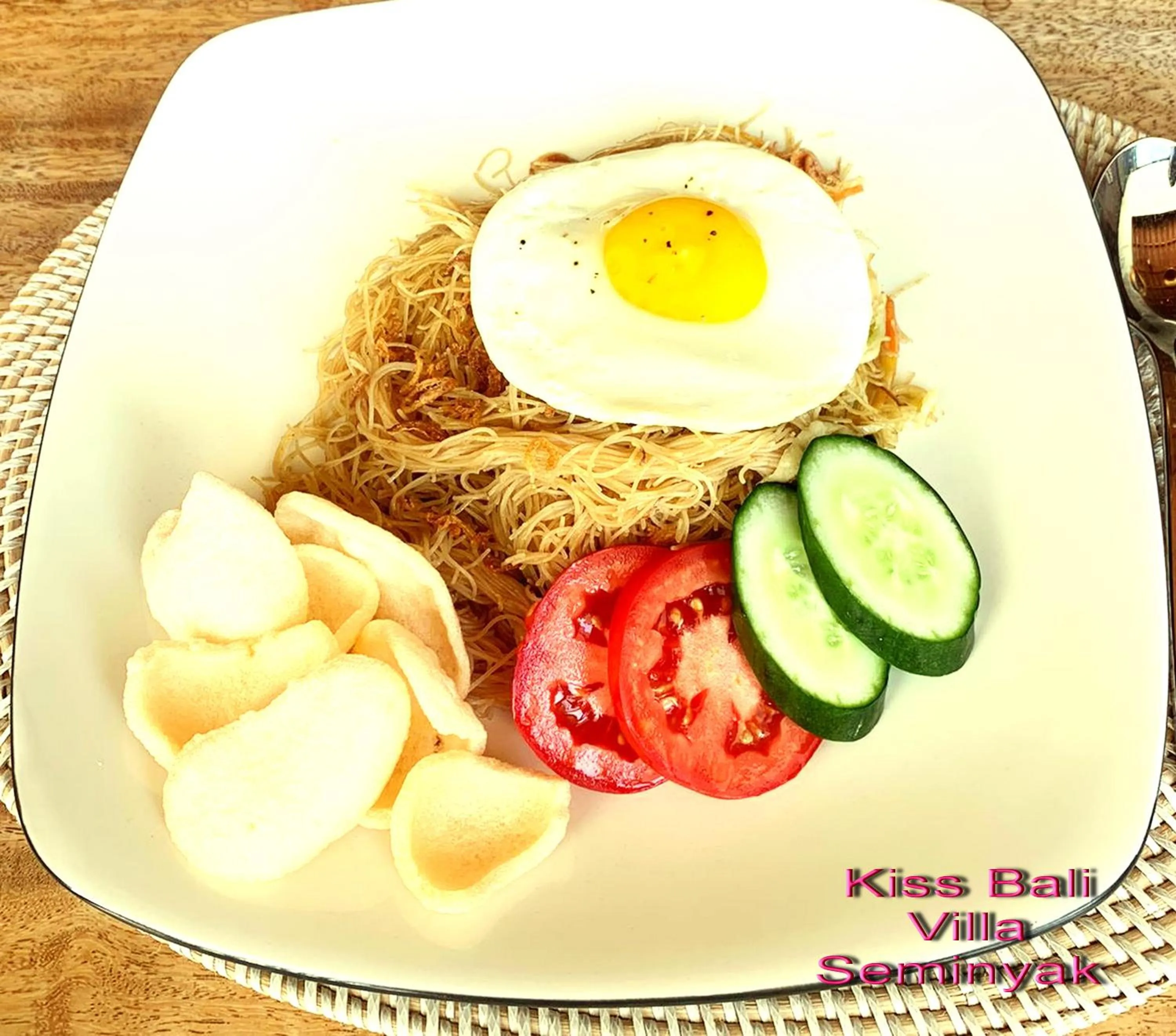 Food in Kiss Bali Villas