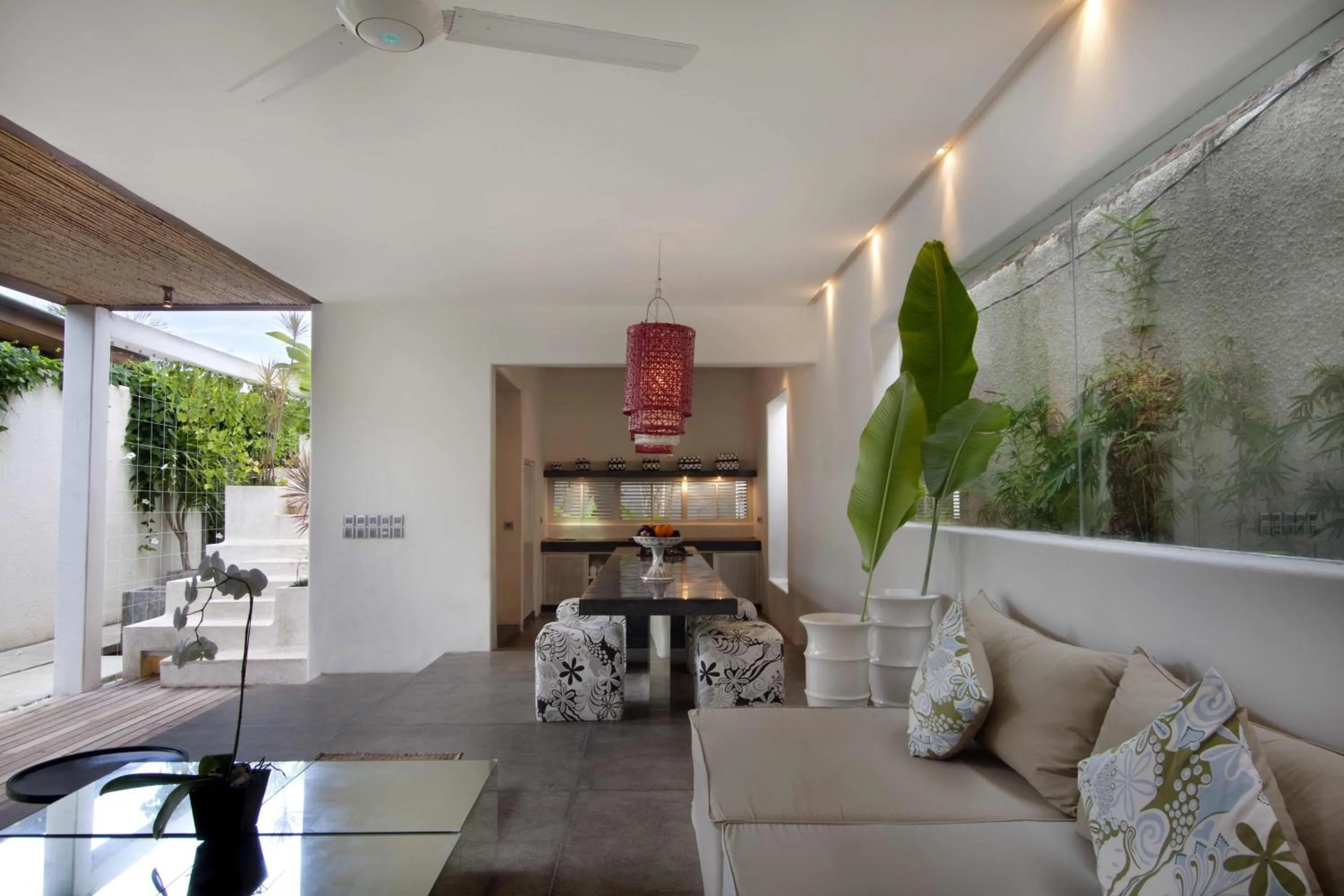 Seating area in Kiss Bali Villas