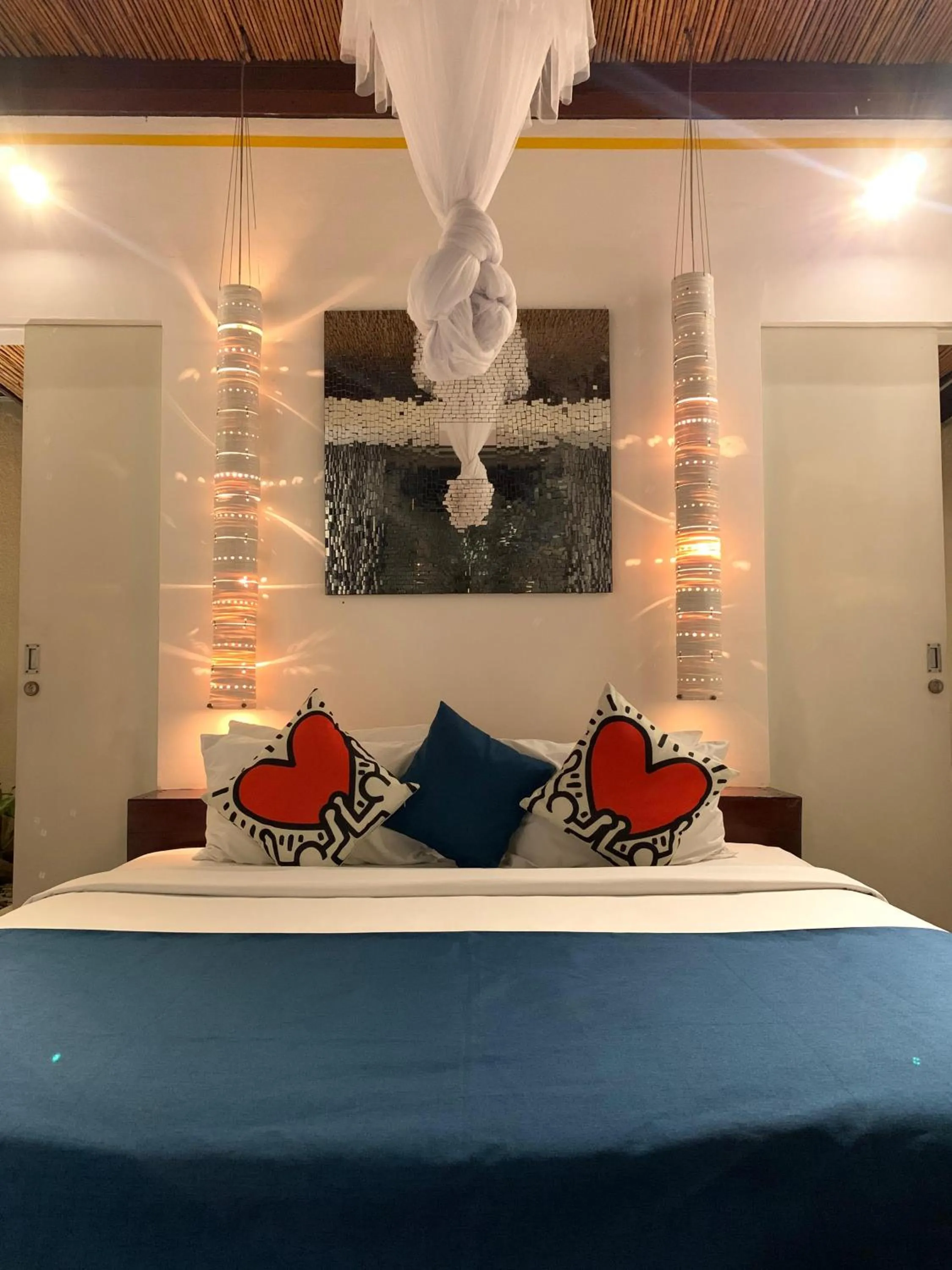 Bed in Kiss Bali Villas