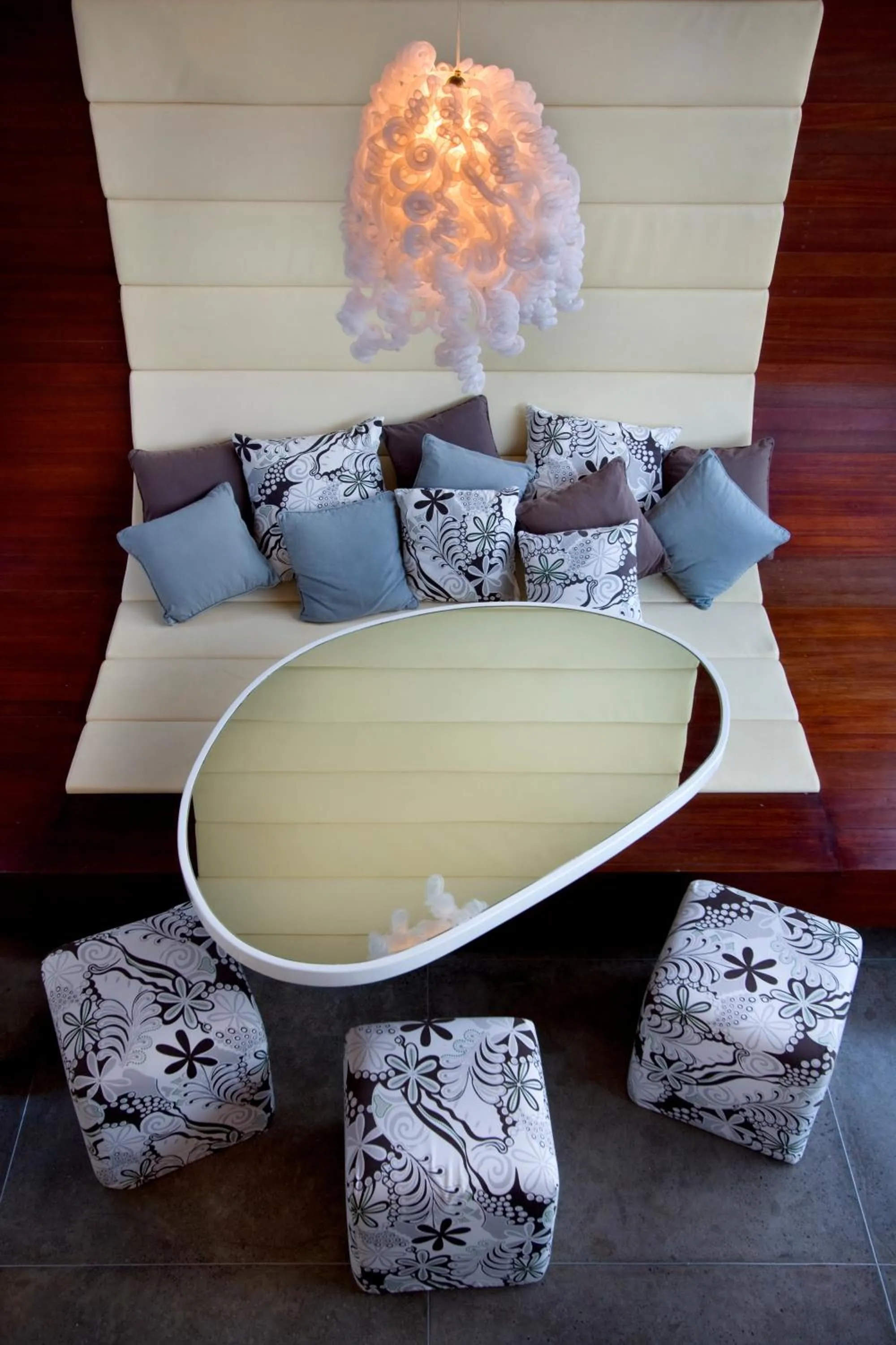 Living room in Kiss Bali Villas