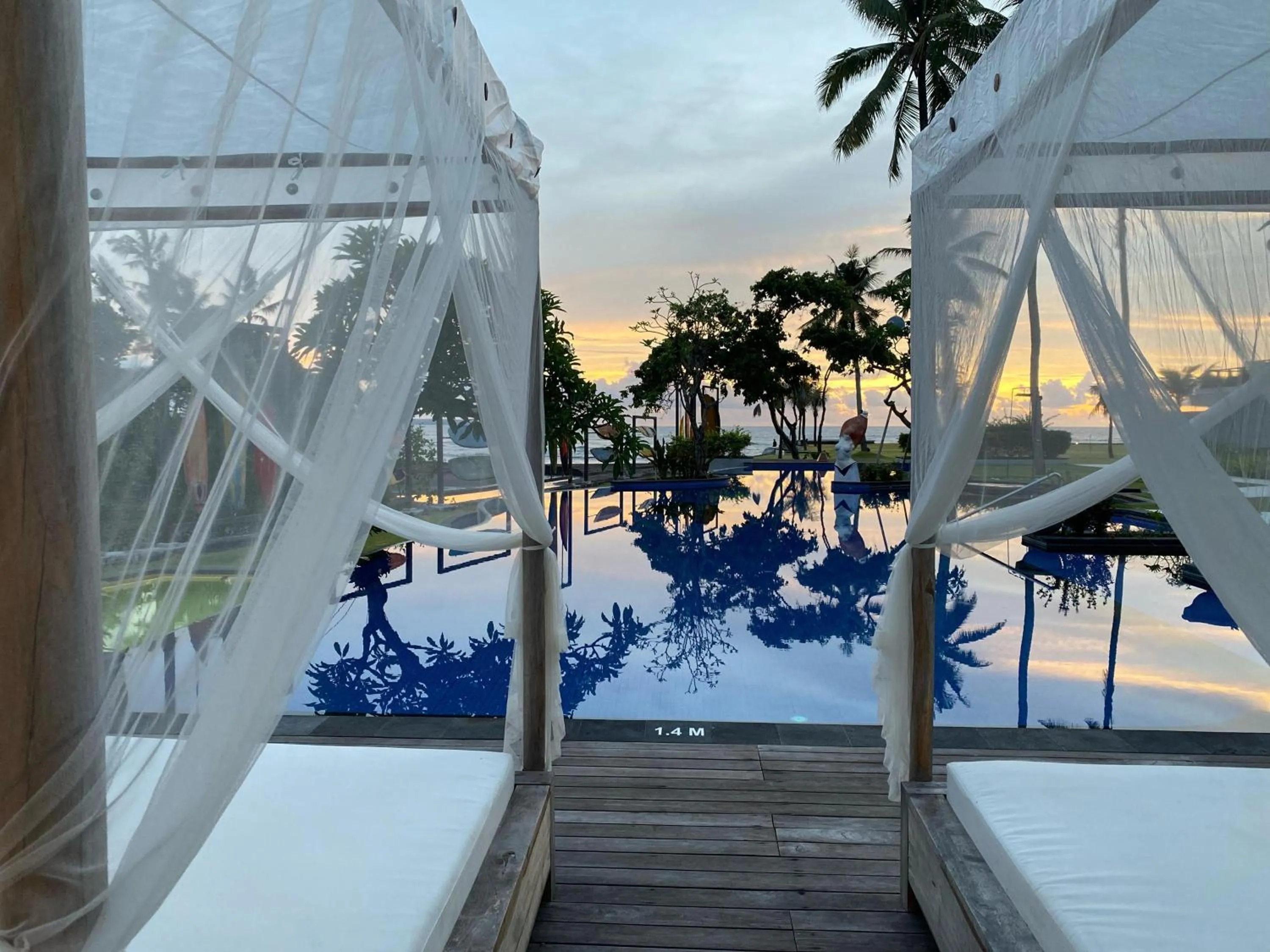 Swimming pool in Kiss Bali Villas