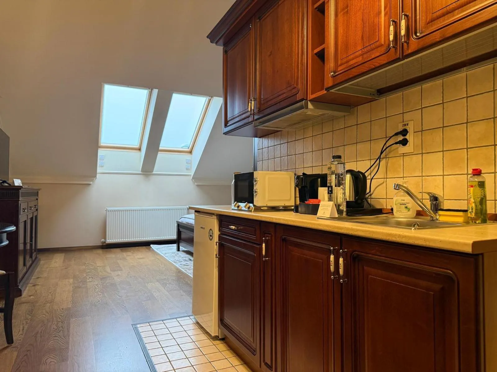 kitchen in Aparthotel Iosefin Residence