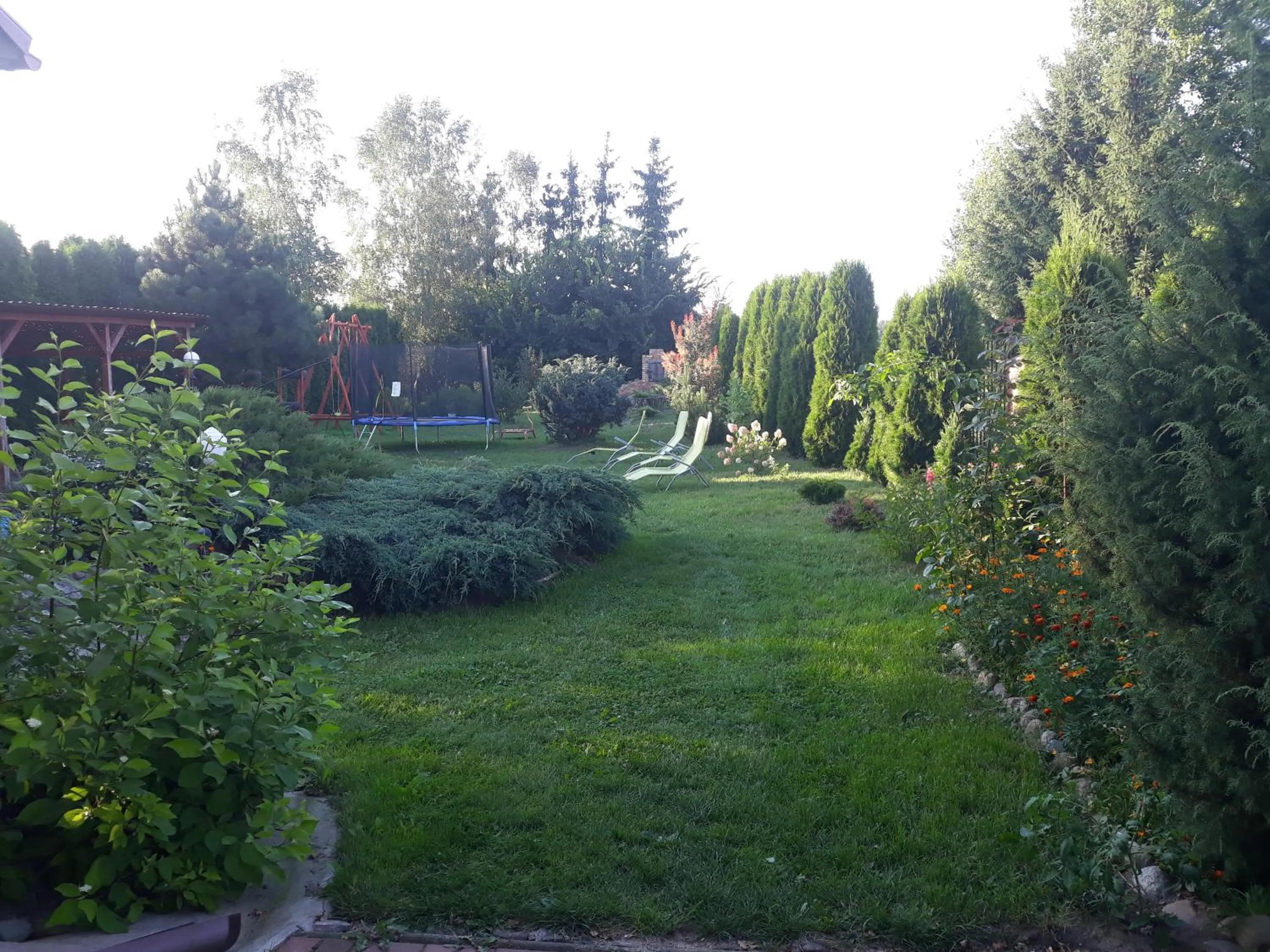 Garden view in Sloneczna Weranda