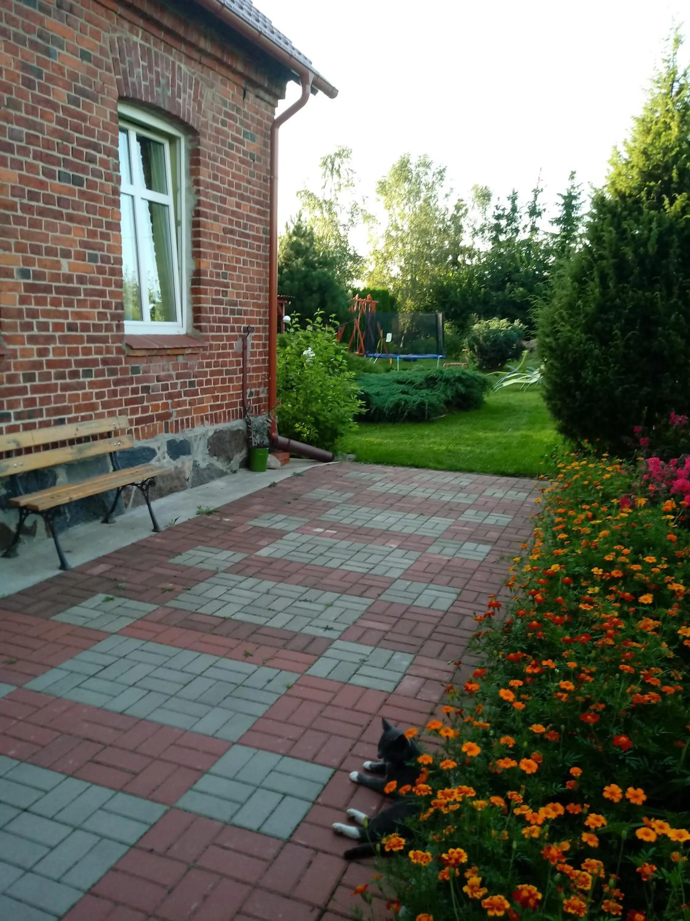 Garden view in Sloneczna Weranda