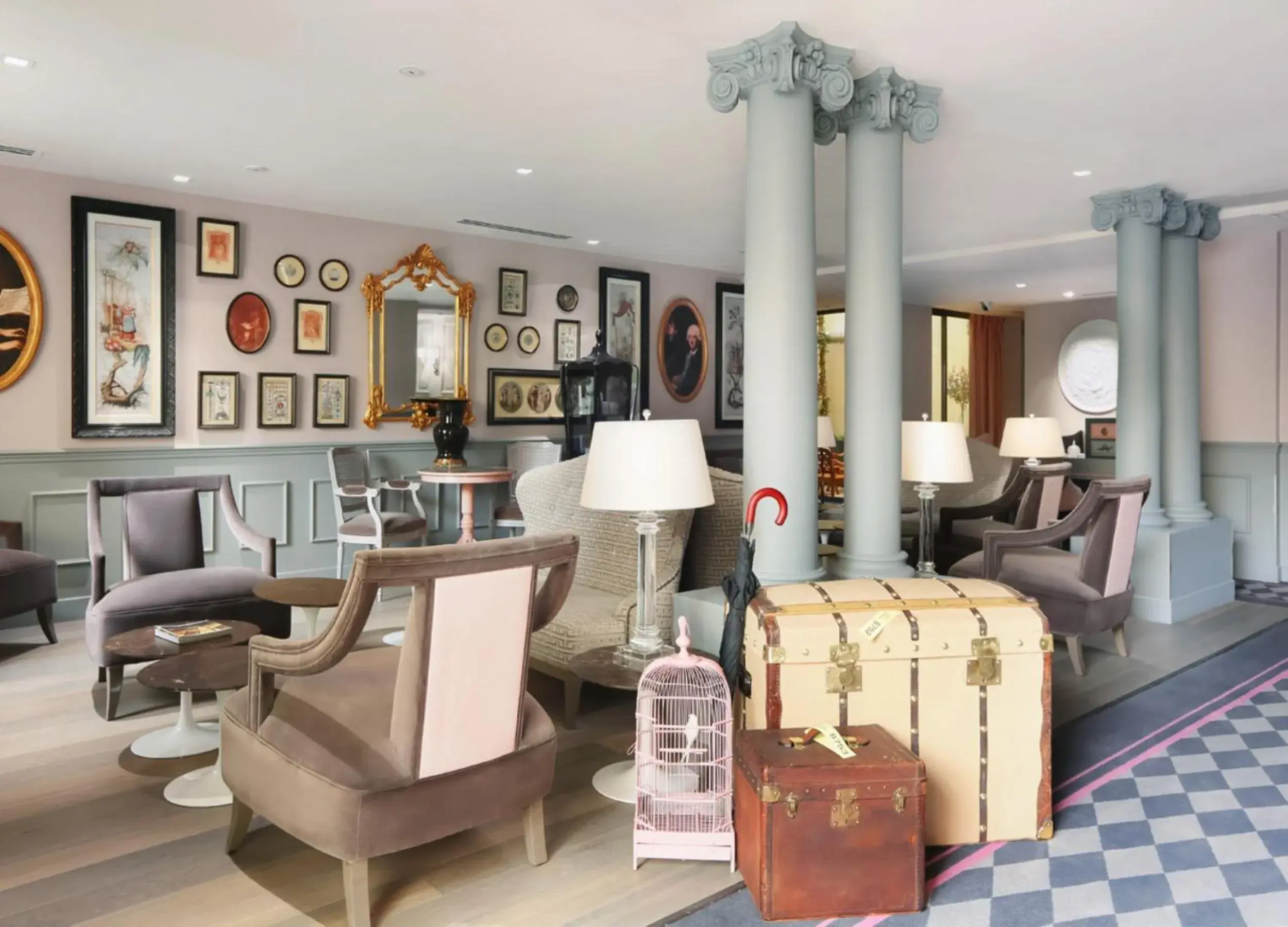 Lobby or reception in La Maison Favart Lobby or reception in La Maison Favart