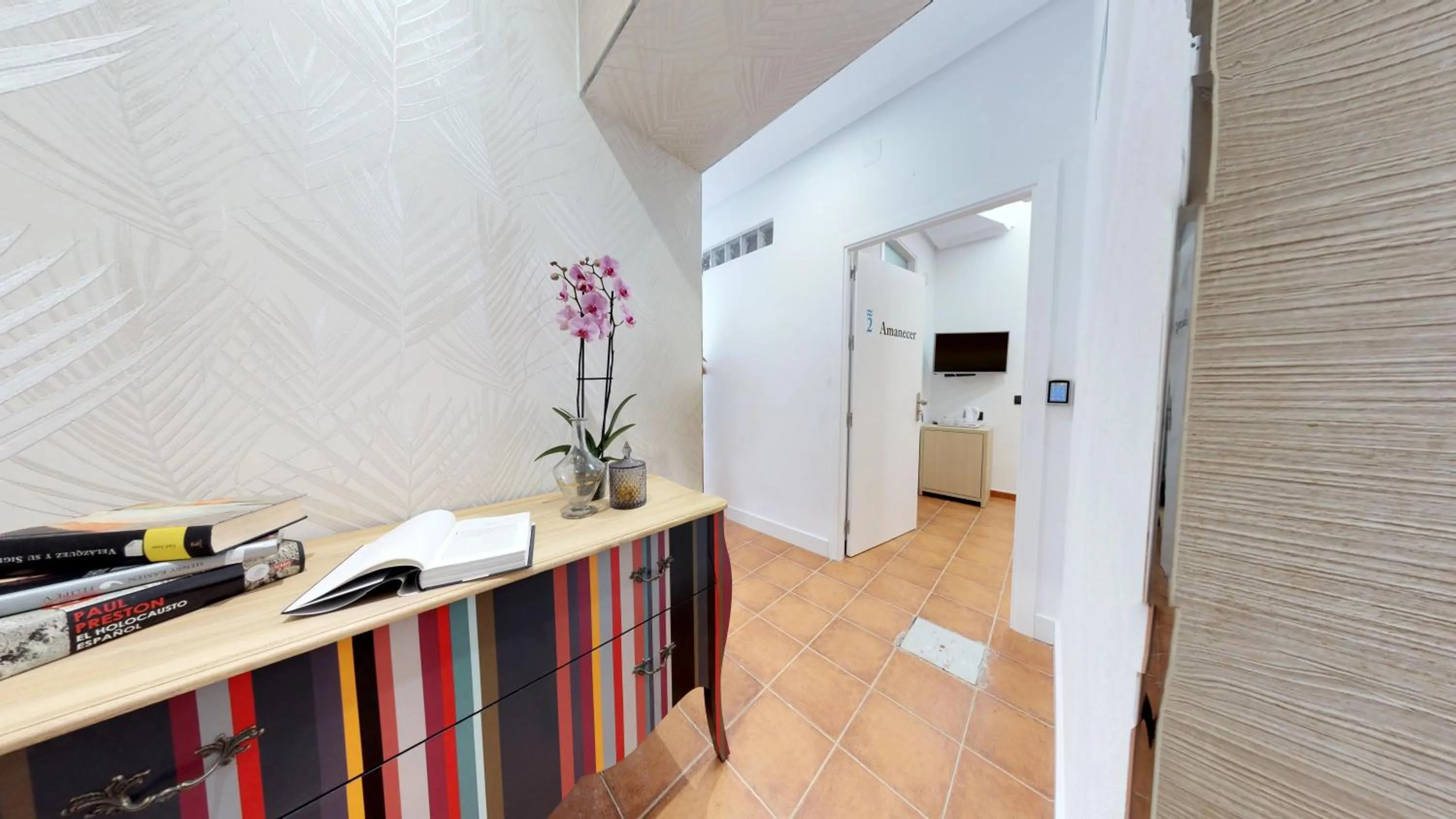 Lobby or reception in Hostal Boutique La Española