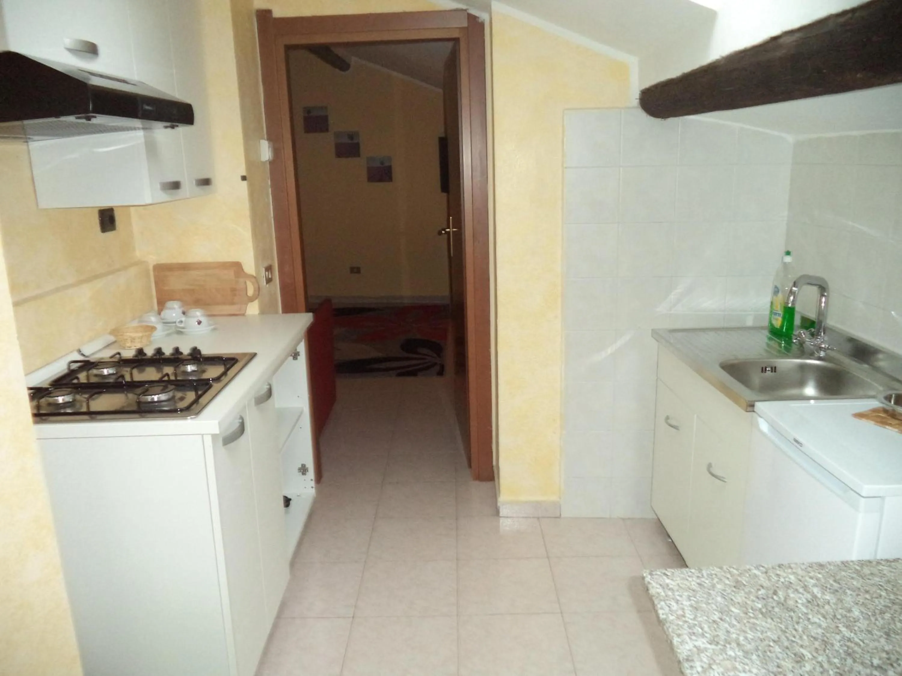 Kitchen or kitchenette in Hotel Il Nibbio