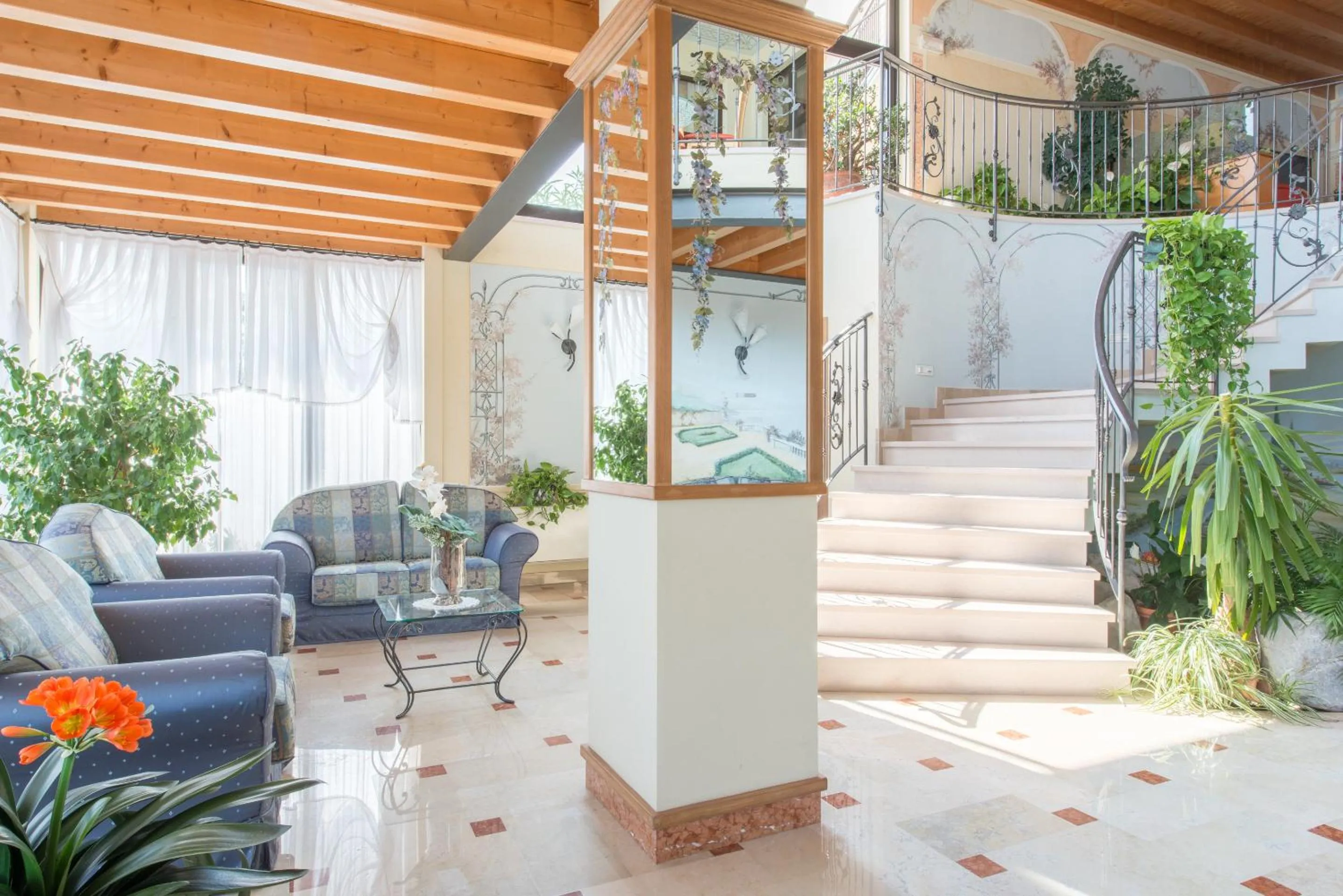 Seating area in Village Hotel Lucia