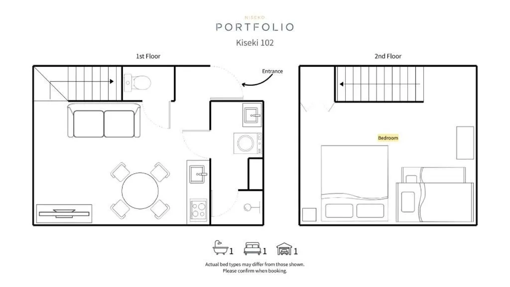 Floor plan in Kiseki