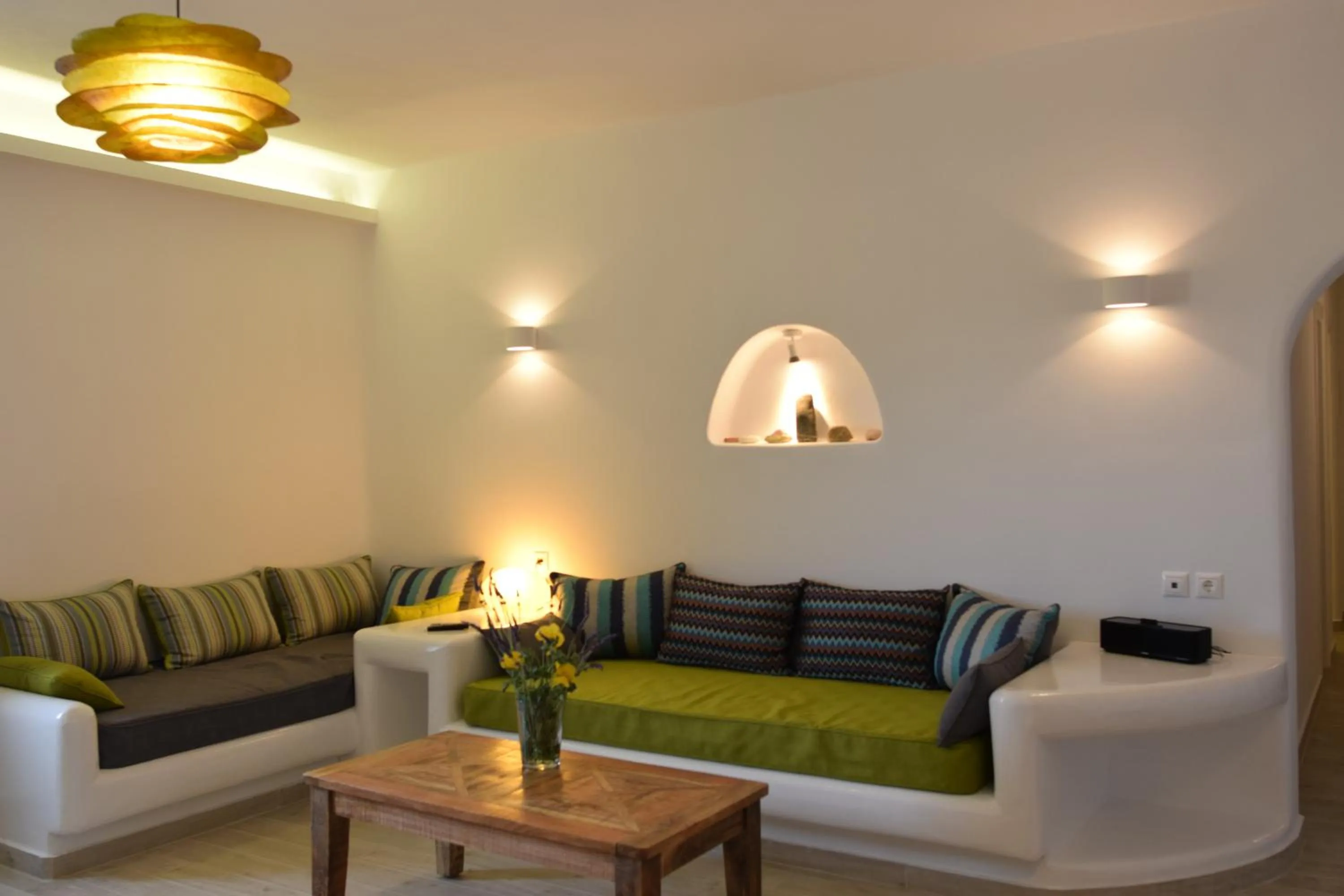 Living room in Andromeda Mykonos Villas & Suites