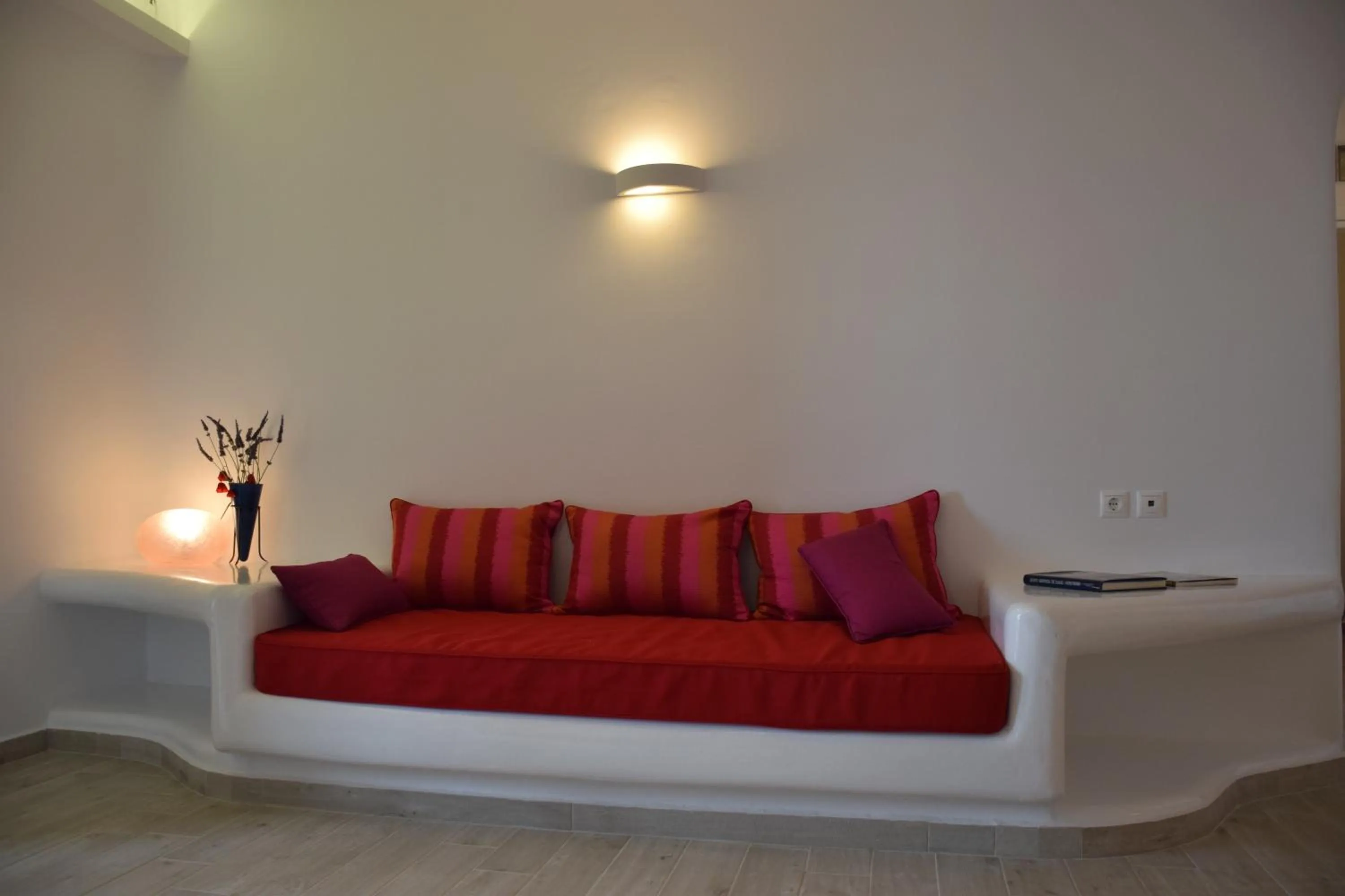 Bed in Andromeda Mykonos Villas & Suites