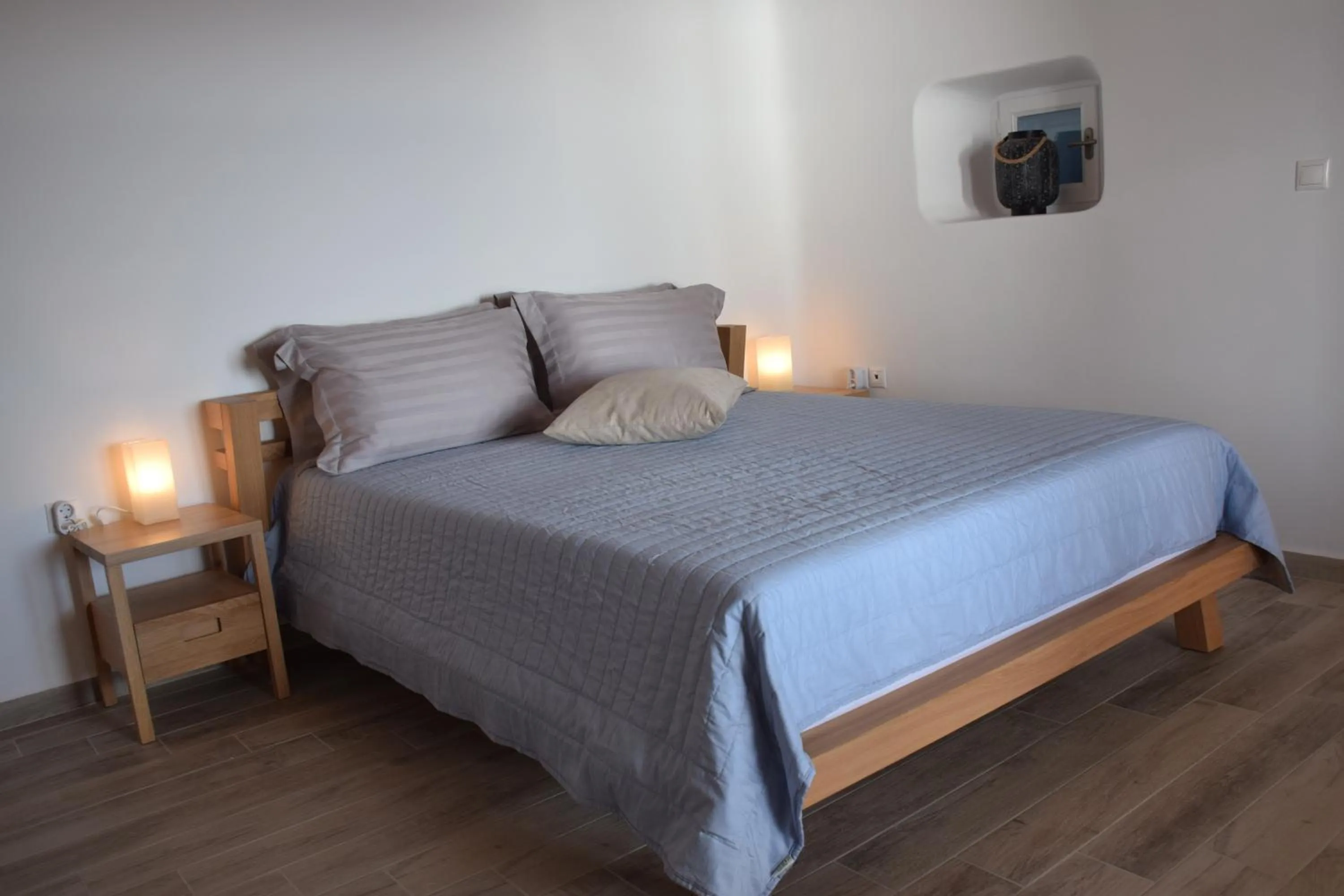 Bedroom, Bed in Andromeda Mykonos Villas & Suites