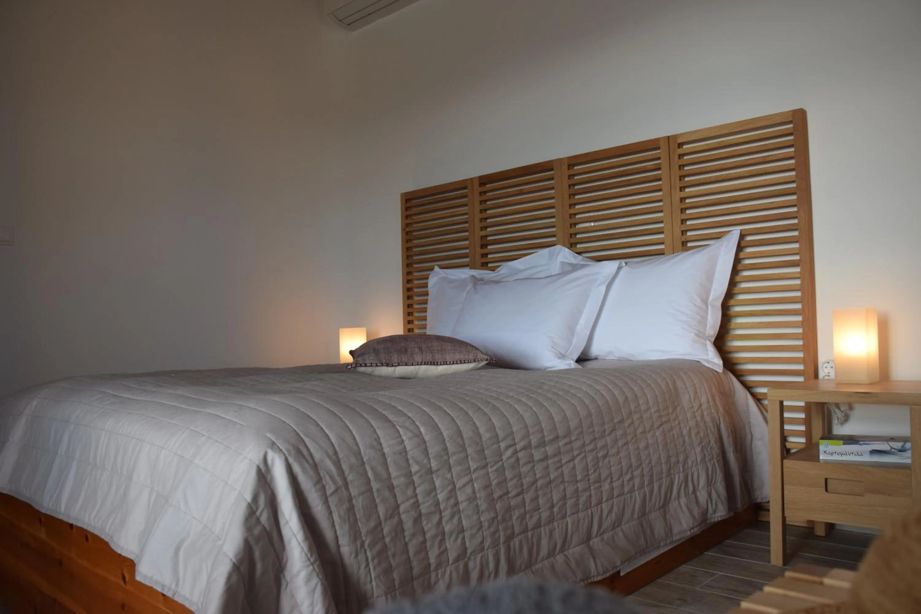 Bedroom, Bed in Andromeda Mykonos Villas & Suites