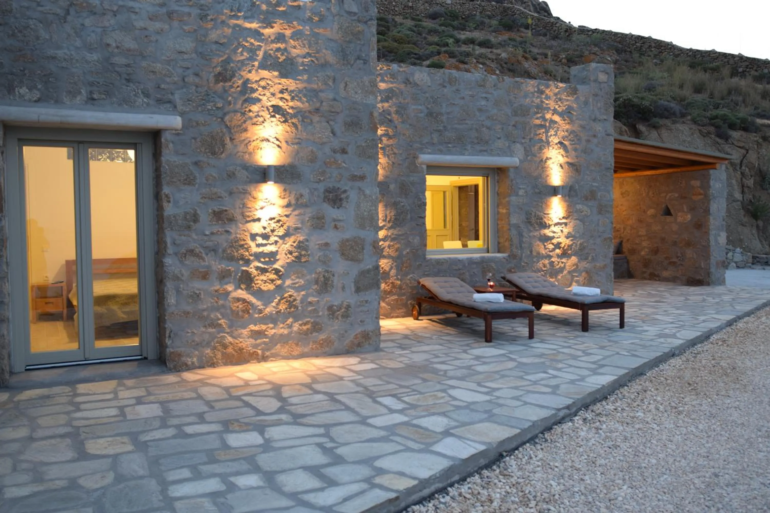 Facade/entrance in Andromeda Mykonos Villas & Suites