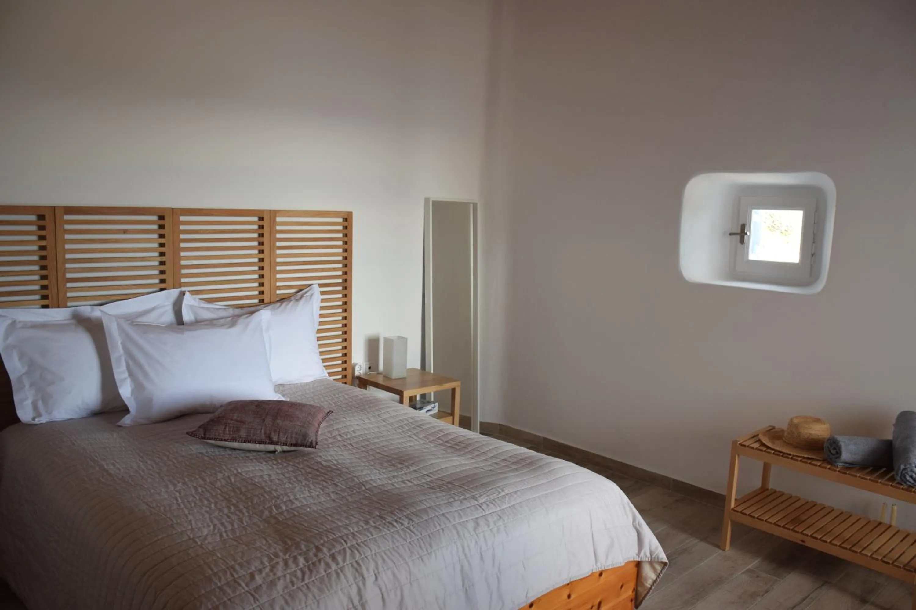 Bedroom, Bed in Andromeda Mykonos Villas & Suites