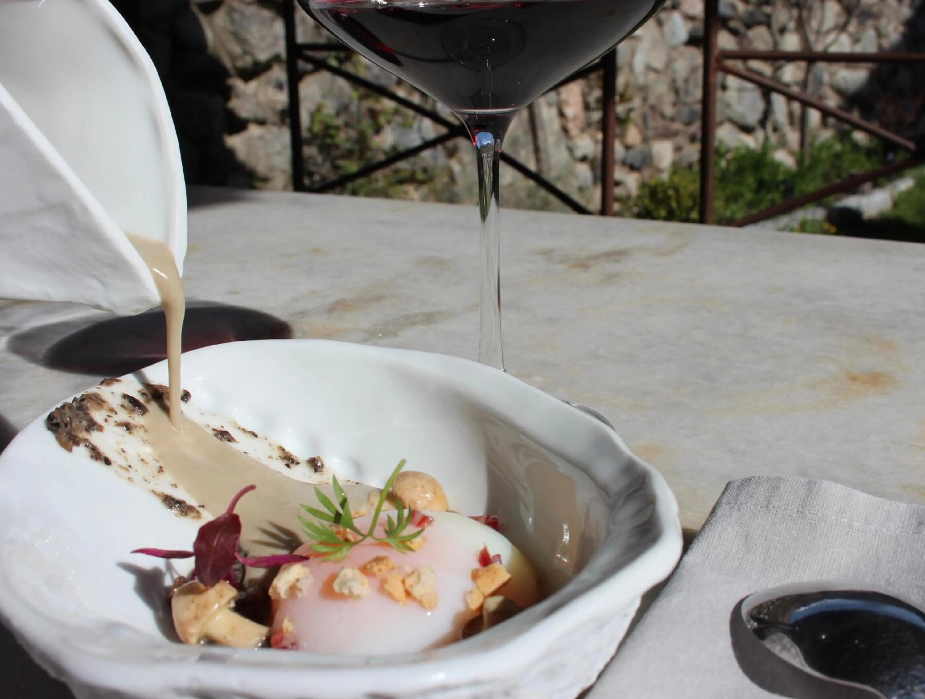Food close-up in Hotel Casa Arcas