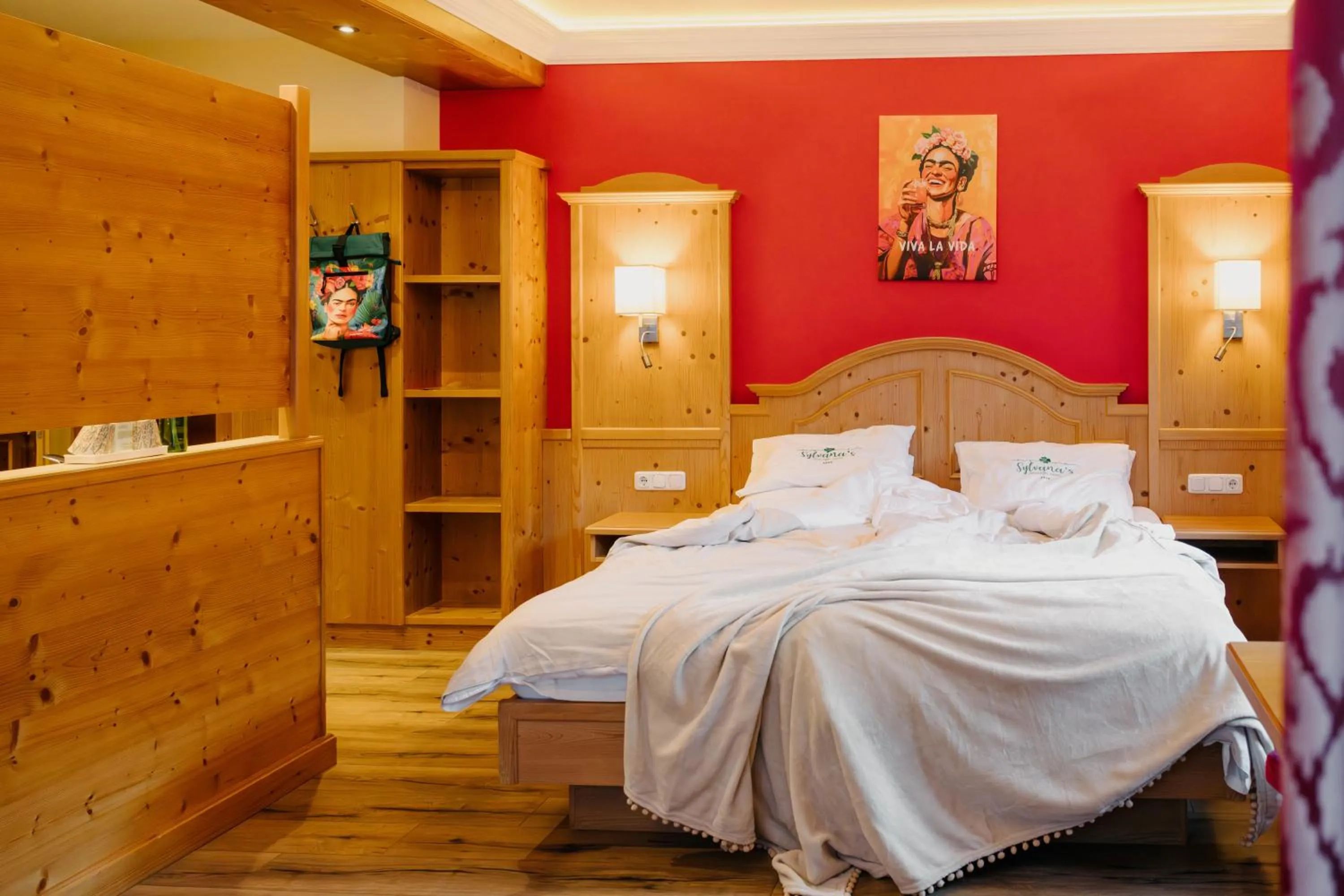 Bed in Sylvana's Wohlfühl Hotel