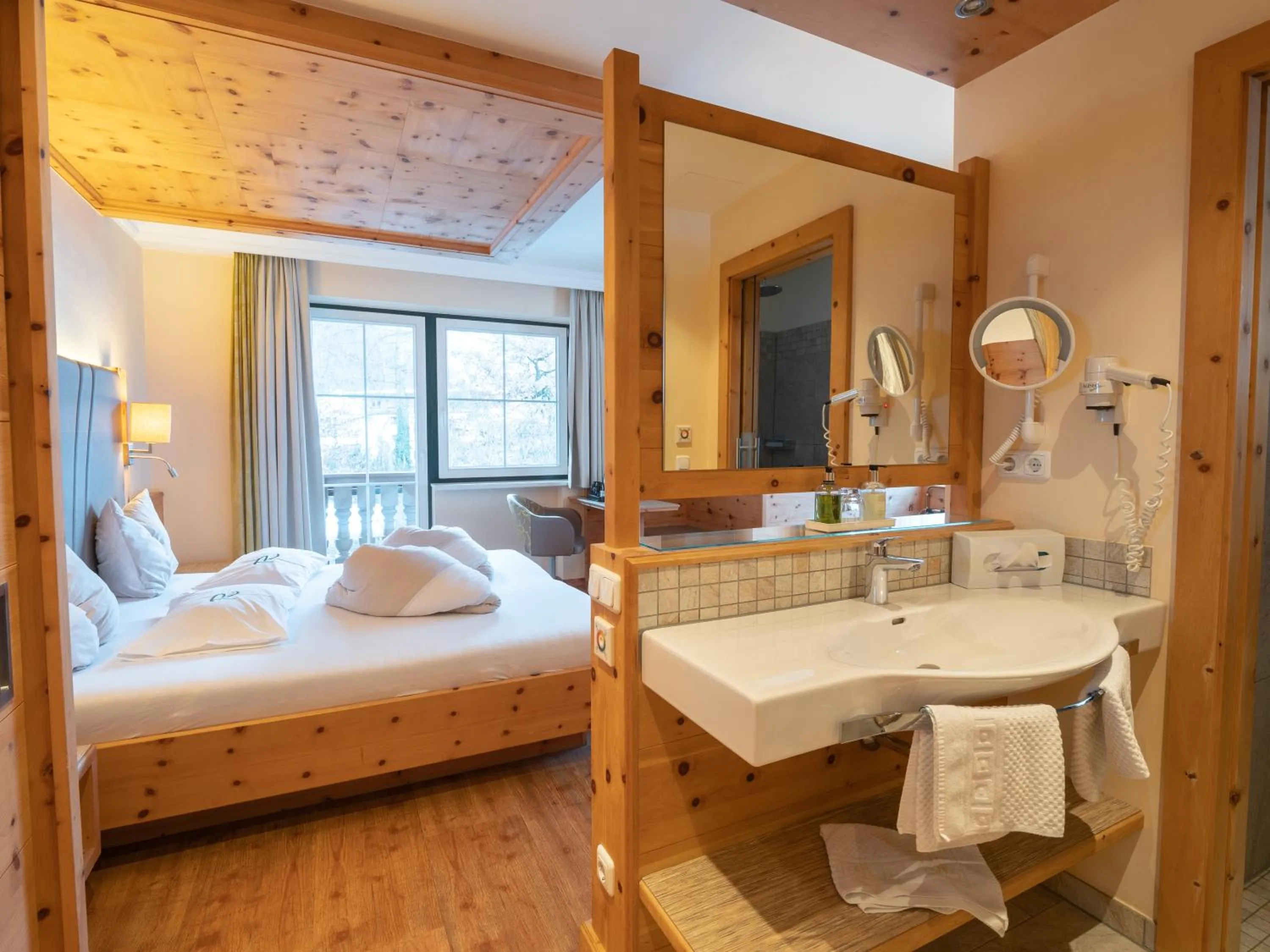 Bed in Sylvana's Wohlfühl Hotel