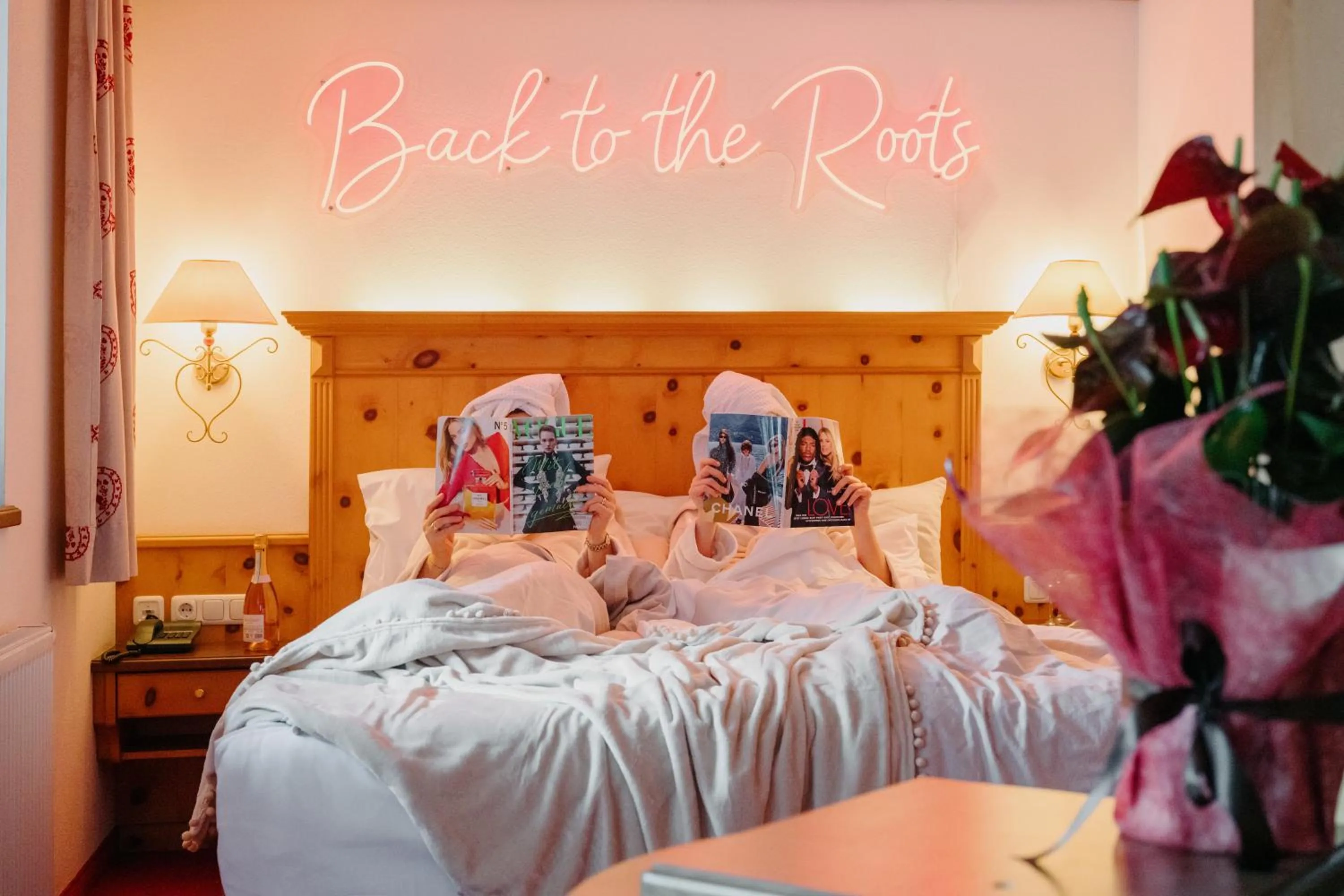 Bed in Sylvana's Wohlfühl Hotel