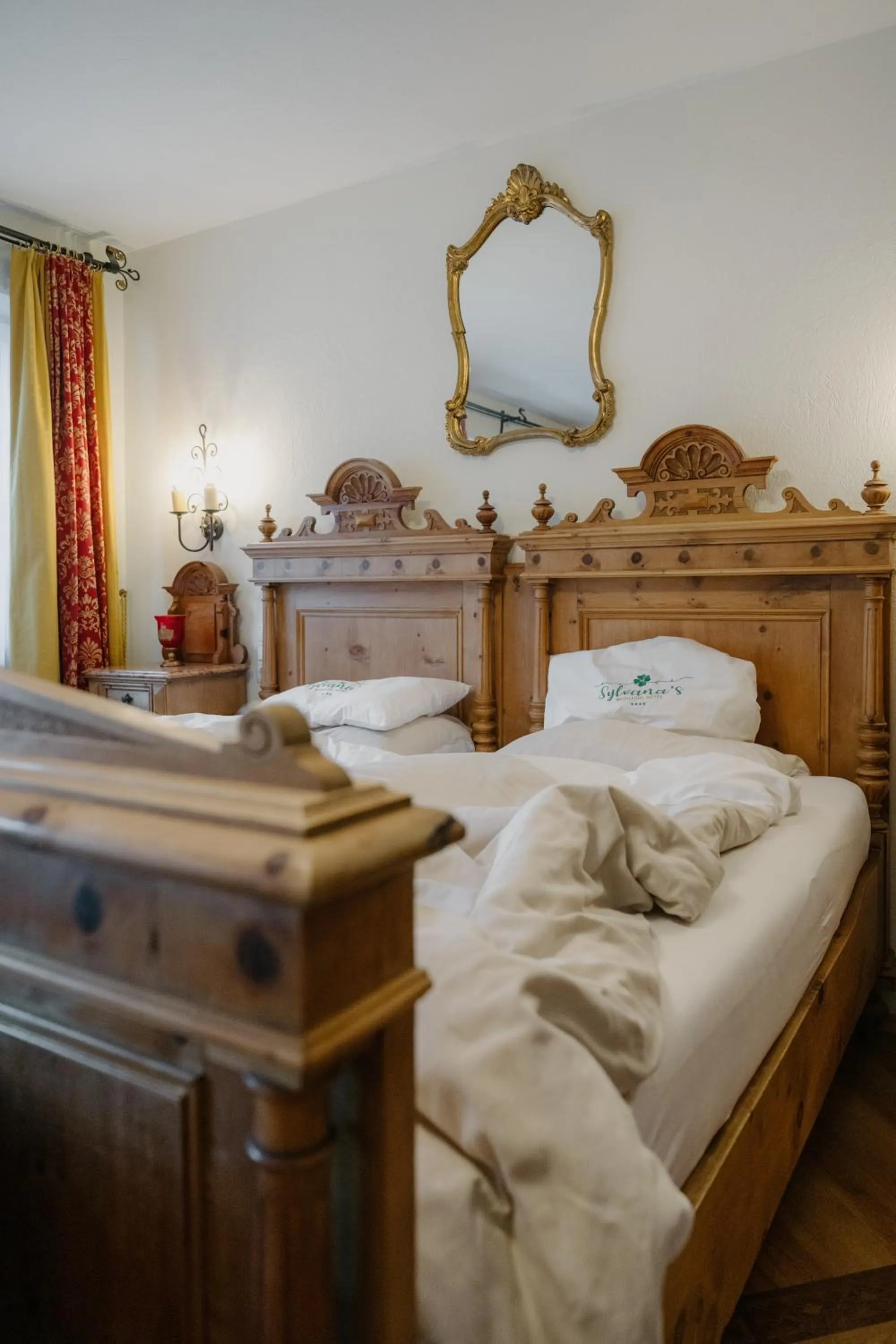 Bed in Sylvana's Wohlfühl Hotel