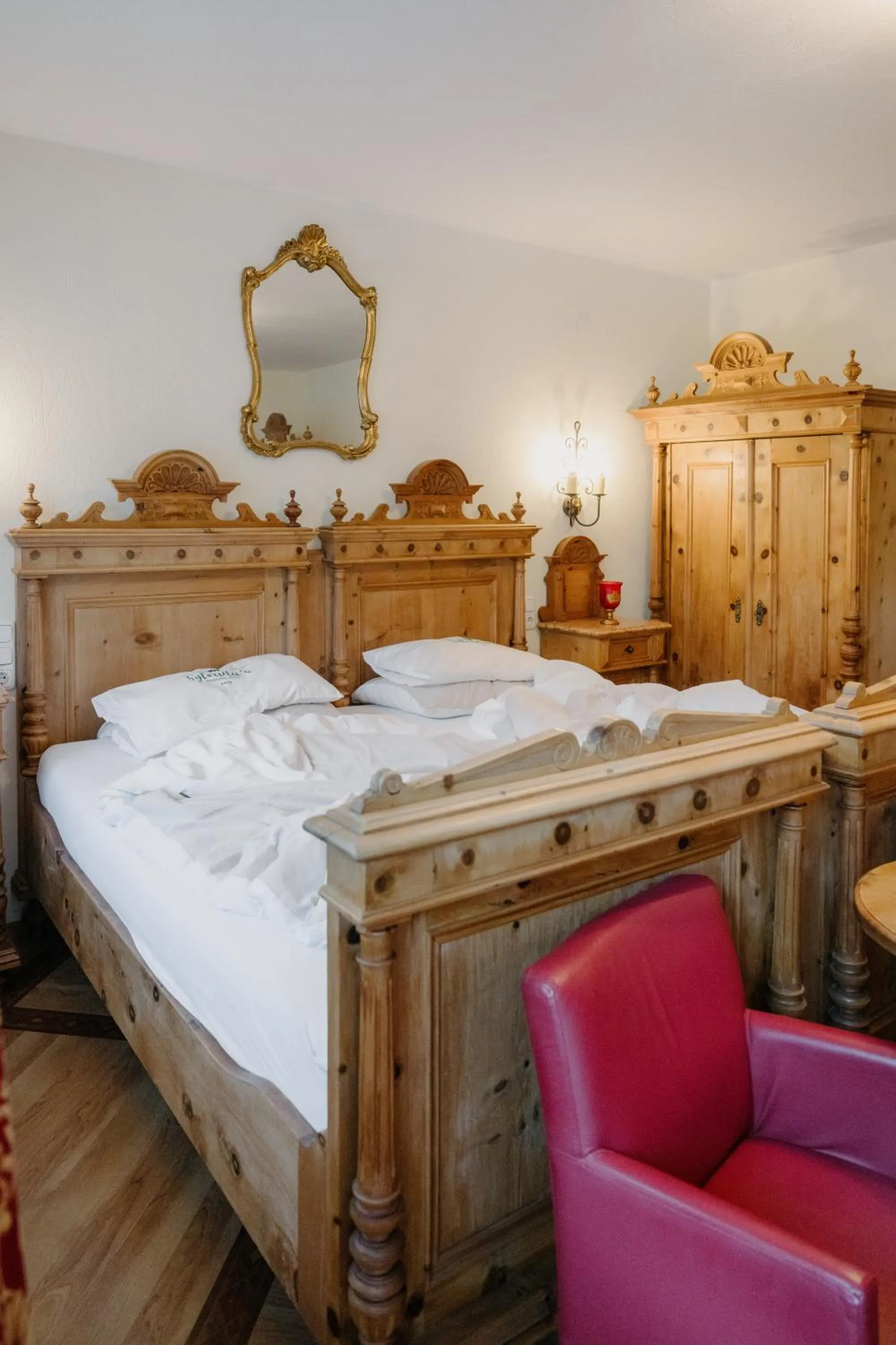 Bed in Sylvana's Wohlfühl Hotel