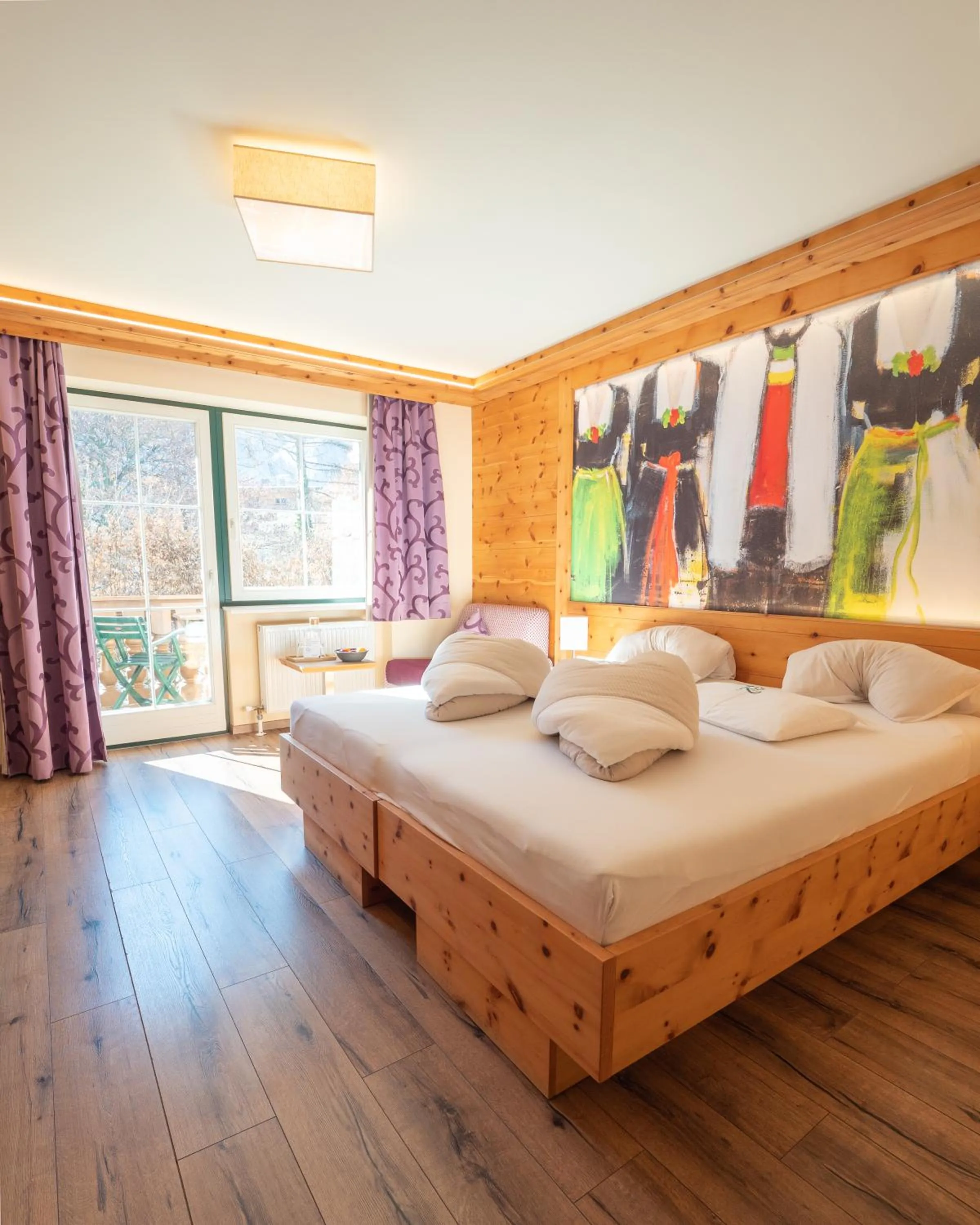 Bed in Sylvana's Wohlfühl Hotel