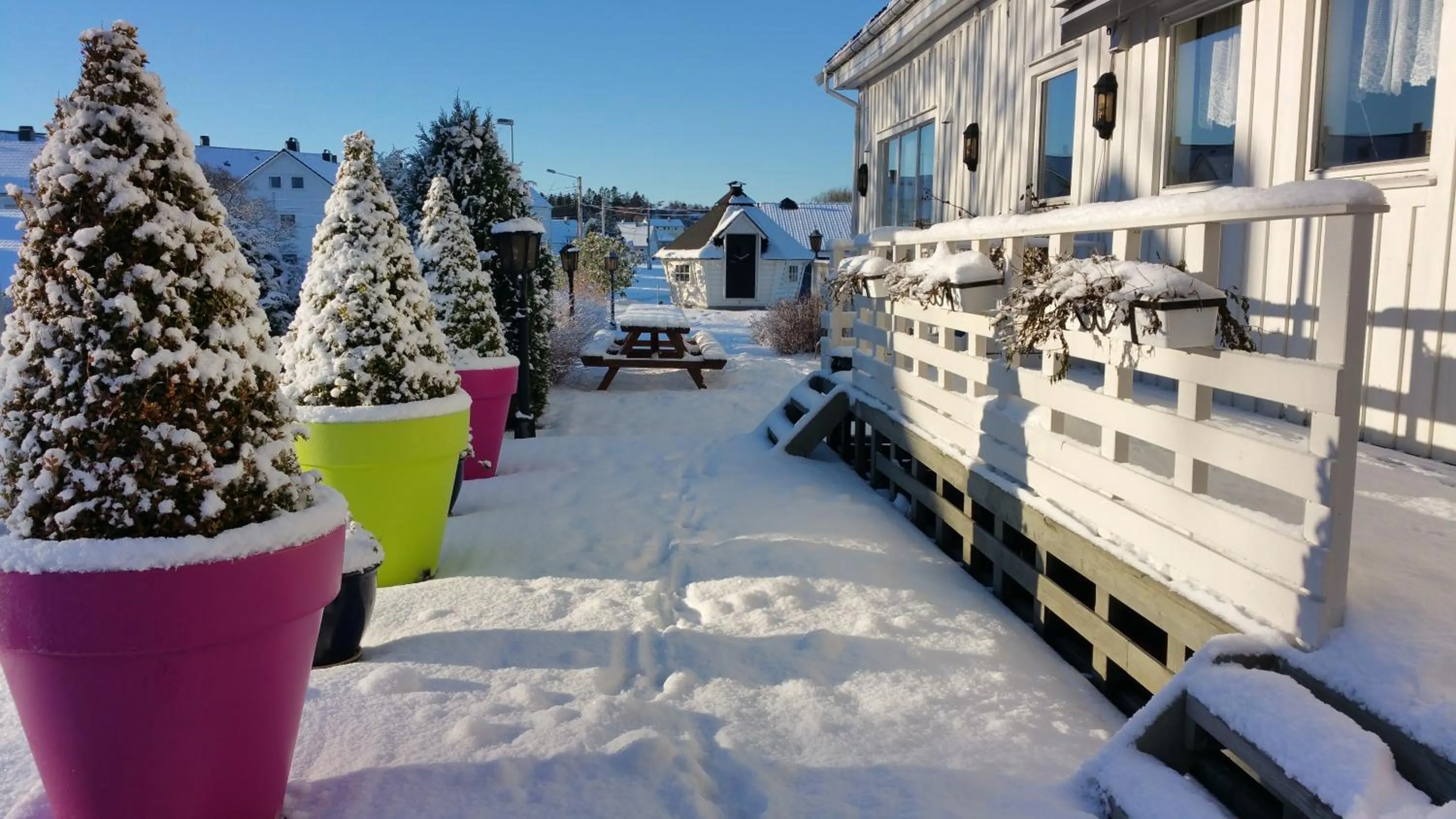 Winter in Skeisvang Gjestgiveri