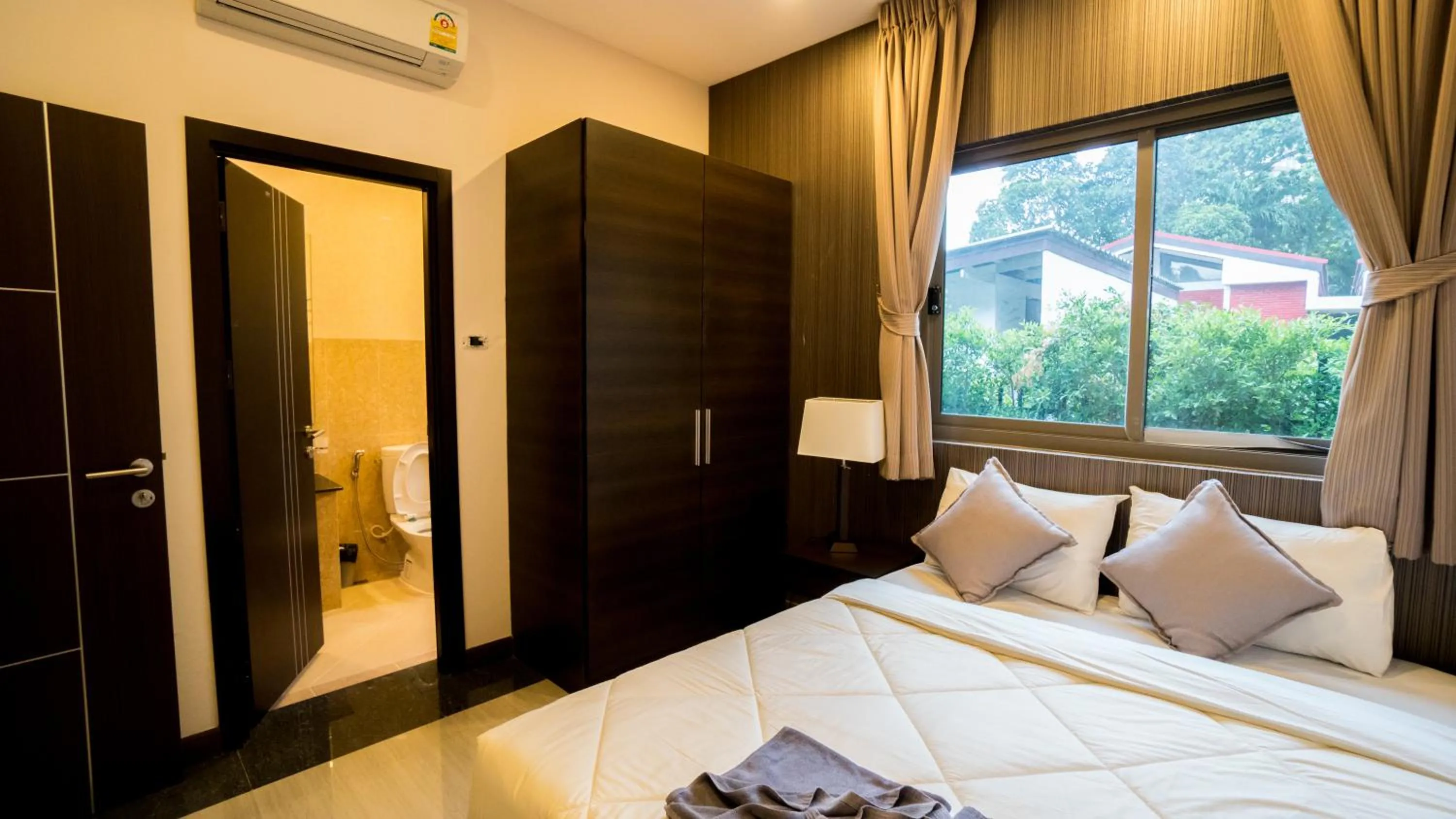 Bedroom, Bed in Villa Navin Premiere Pool Villa