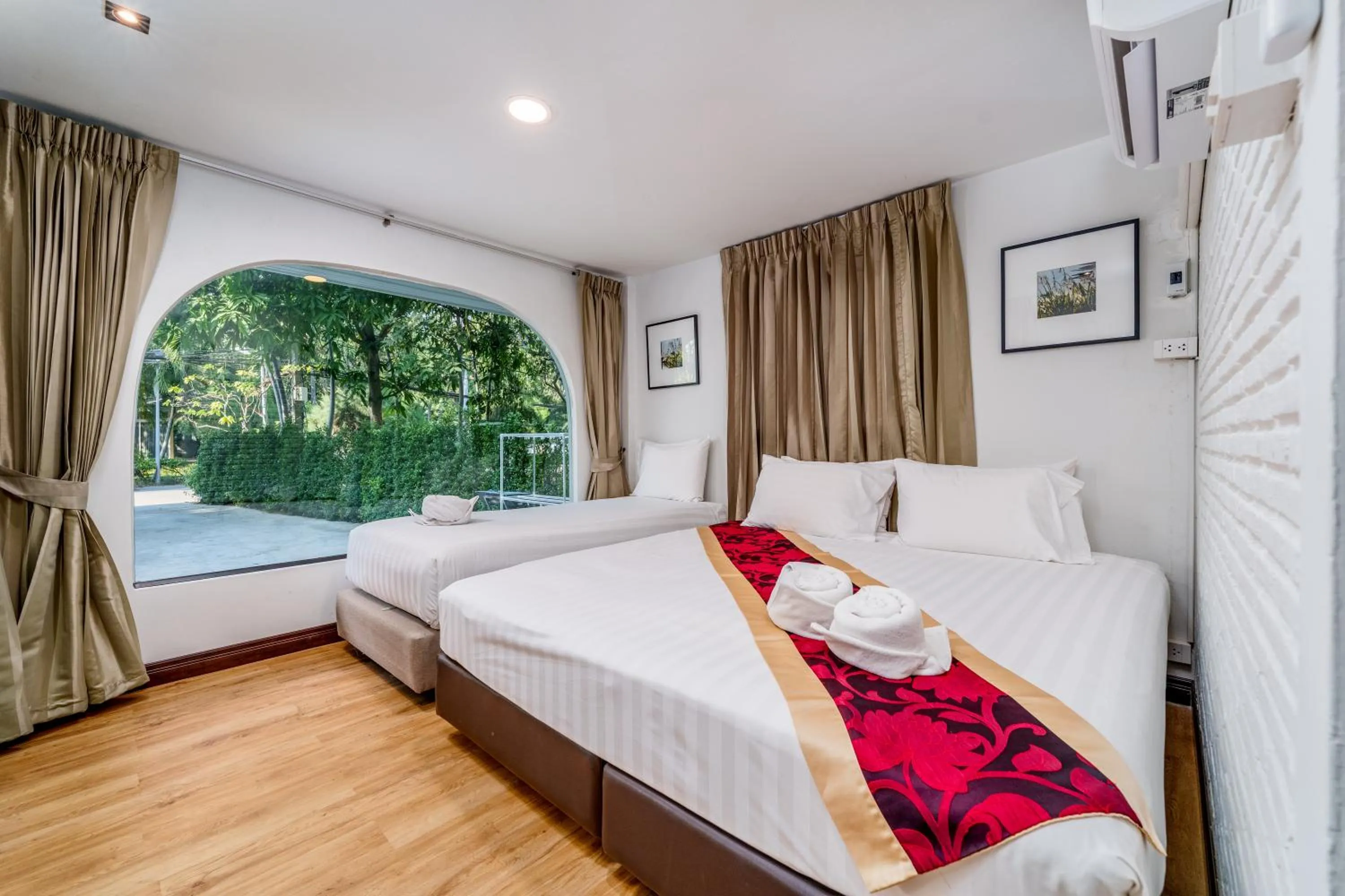 Bed in Villa Navin Premiere Pool Villa