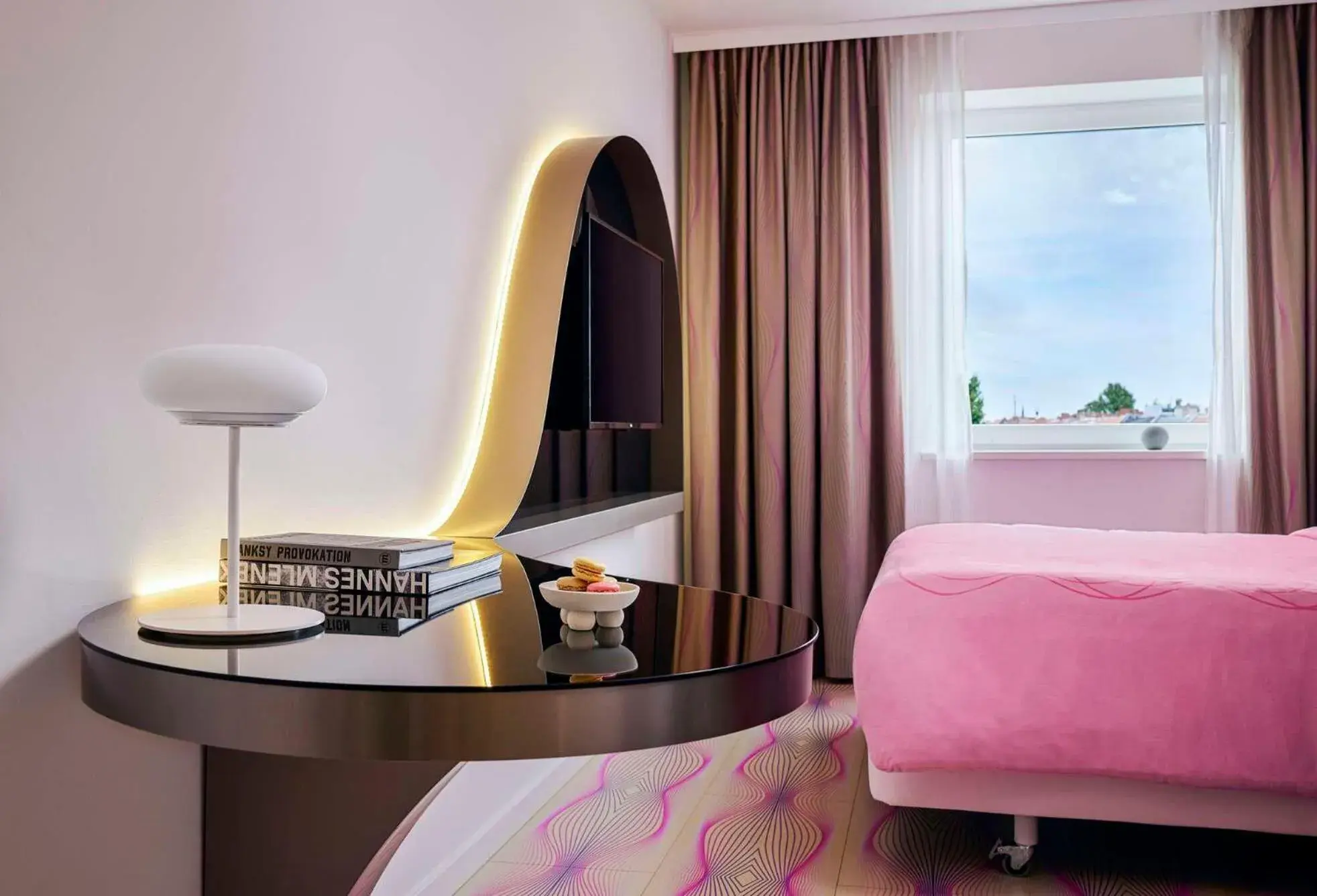 Bedroom, Bed in nhow Berlin Bedroom, Bed in nhow Berlin