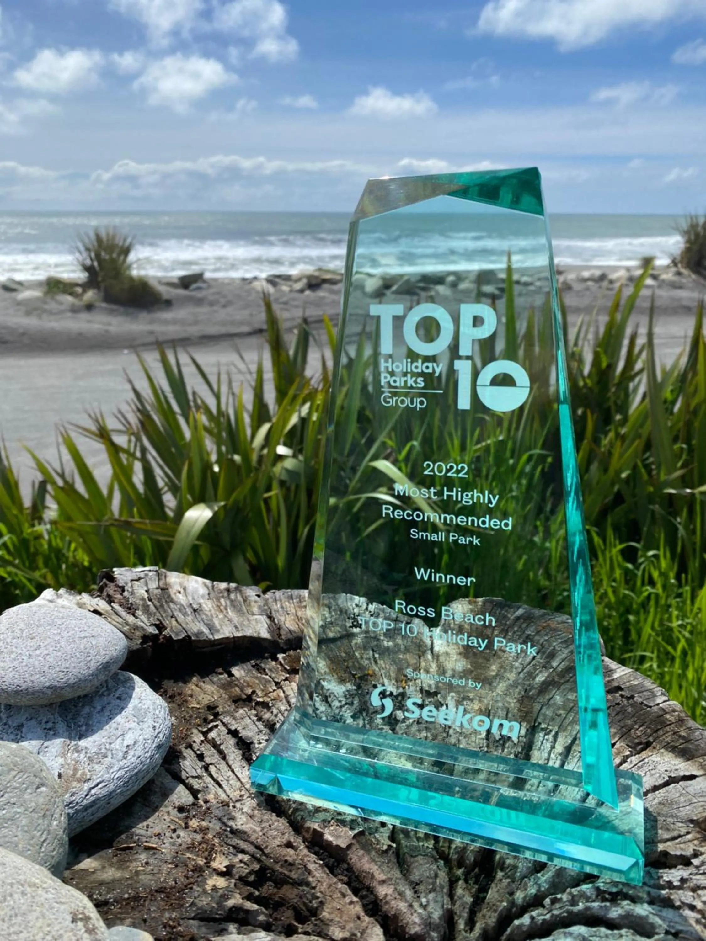 Certificate/Award in Ross Beach TOP10 Holiday Park